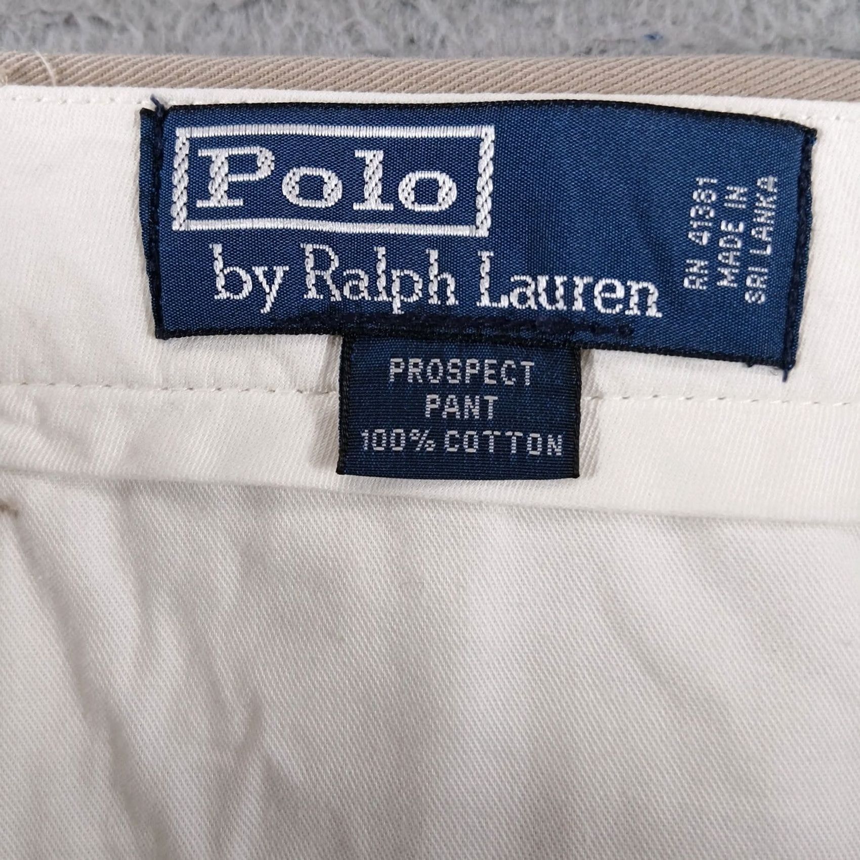 Polo Ralph Lauren Polo Ralph Lauren Prospect Pant Chino 100% Cotton Beige 33/30 Mens Regular Casual Workwear Pants Size US XS / EU 42 / 0 - 4 Thumbnail