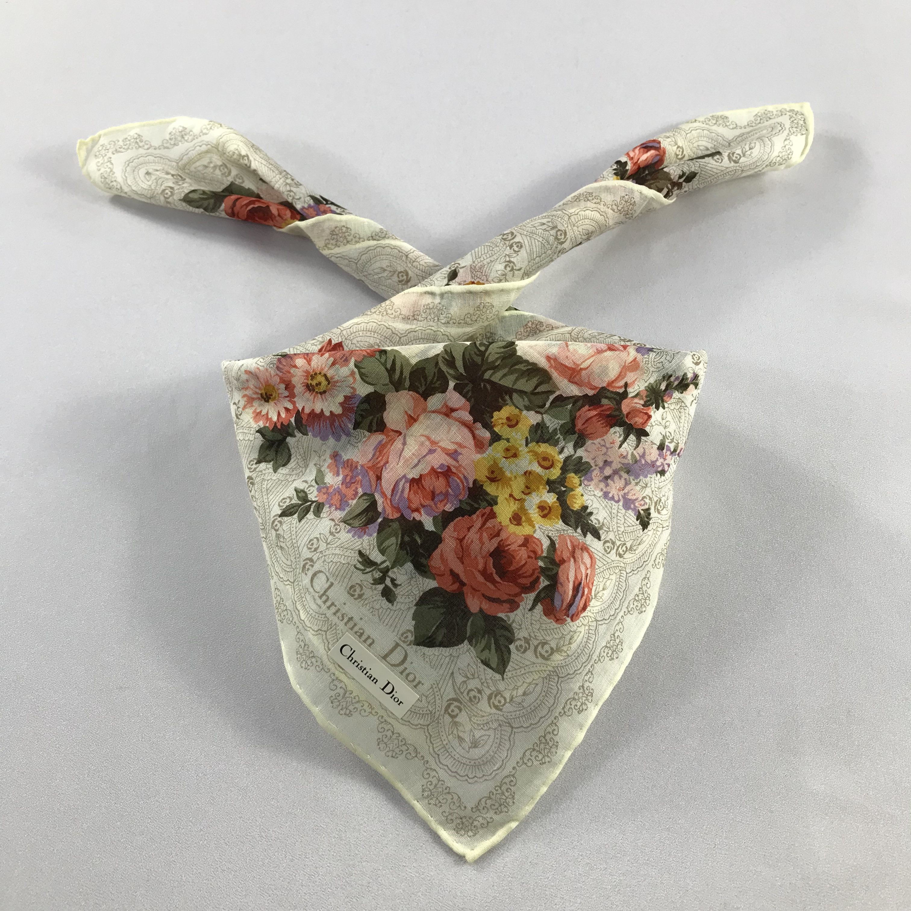 Christian Dior Monsieur Christian Dior Handkerchief / Bandana / Neckerchief C581 Size ONE SIZE - 1 Thumbnail