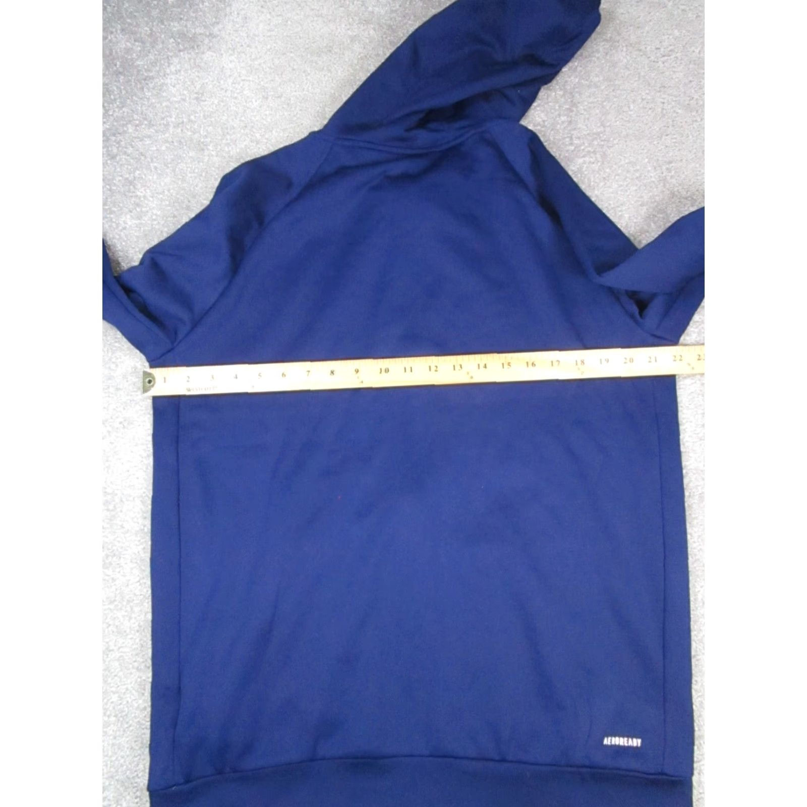 Adidas Adidas Jacket Mens Medium Blue Aeroready Running Full Zip - Track / Activewear Mens Medium Blue Full Zip Jacket Size US M / EU 48-50 / 2 - 7 Thumbnail