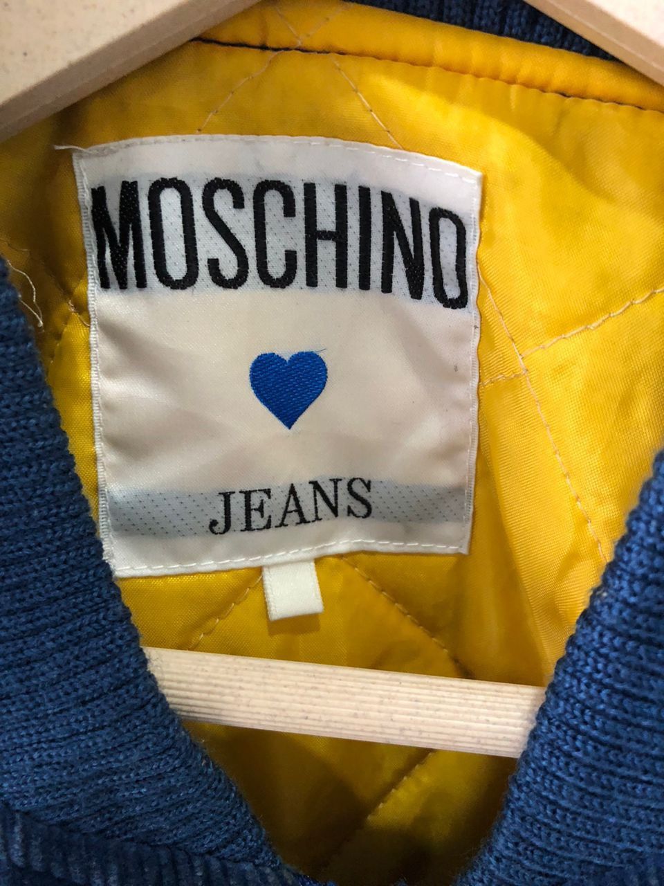 Moschino Indigo blue love velvet jacket Size US M / EU 48-50 / 2 - 9 Thumbnail