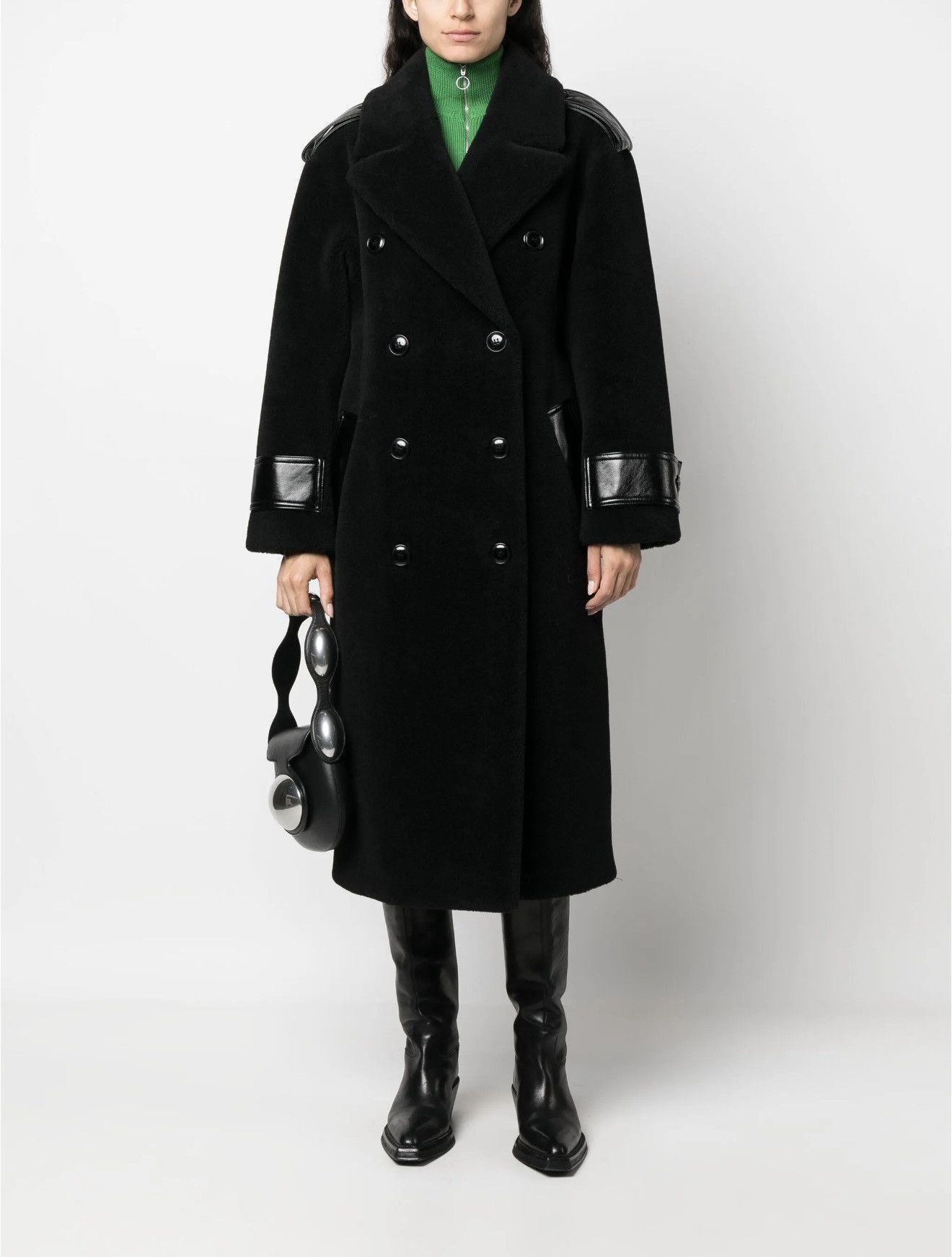 STAND STUDIO Faux-Fur Trench Coat / Size 40 (M/L) / Stand Studio Size M / US 6-8 / IT 42-44 - 2 Thumbnail