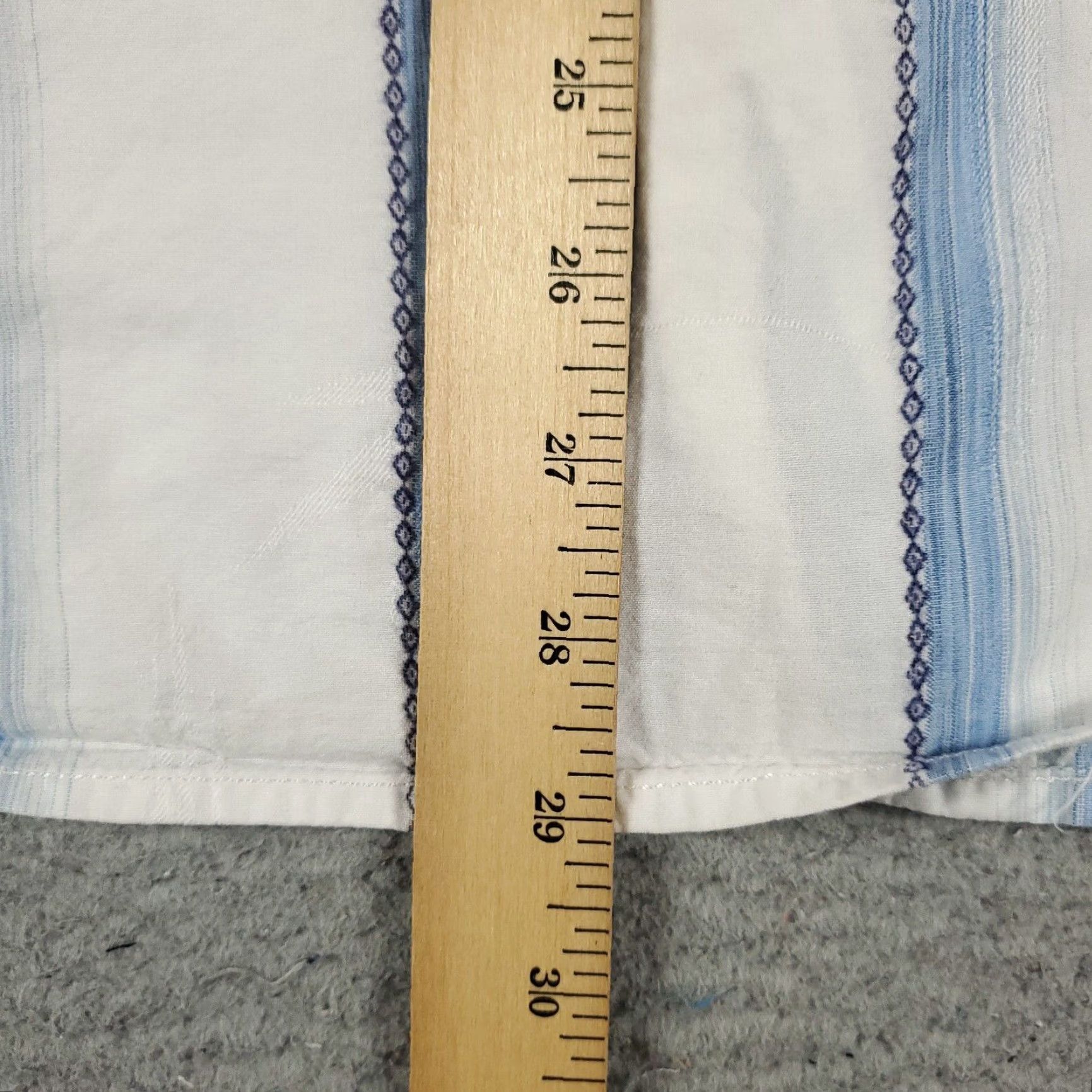Tommy Bahama Tommy Bahama Shirt Mens XL Blue Striped Button-Up Long Sleeve Cotton Blend Stained Size US XL / EU 56 / 4 - 6 Thumbnail