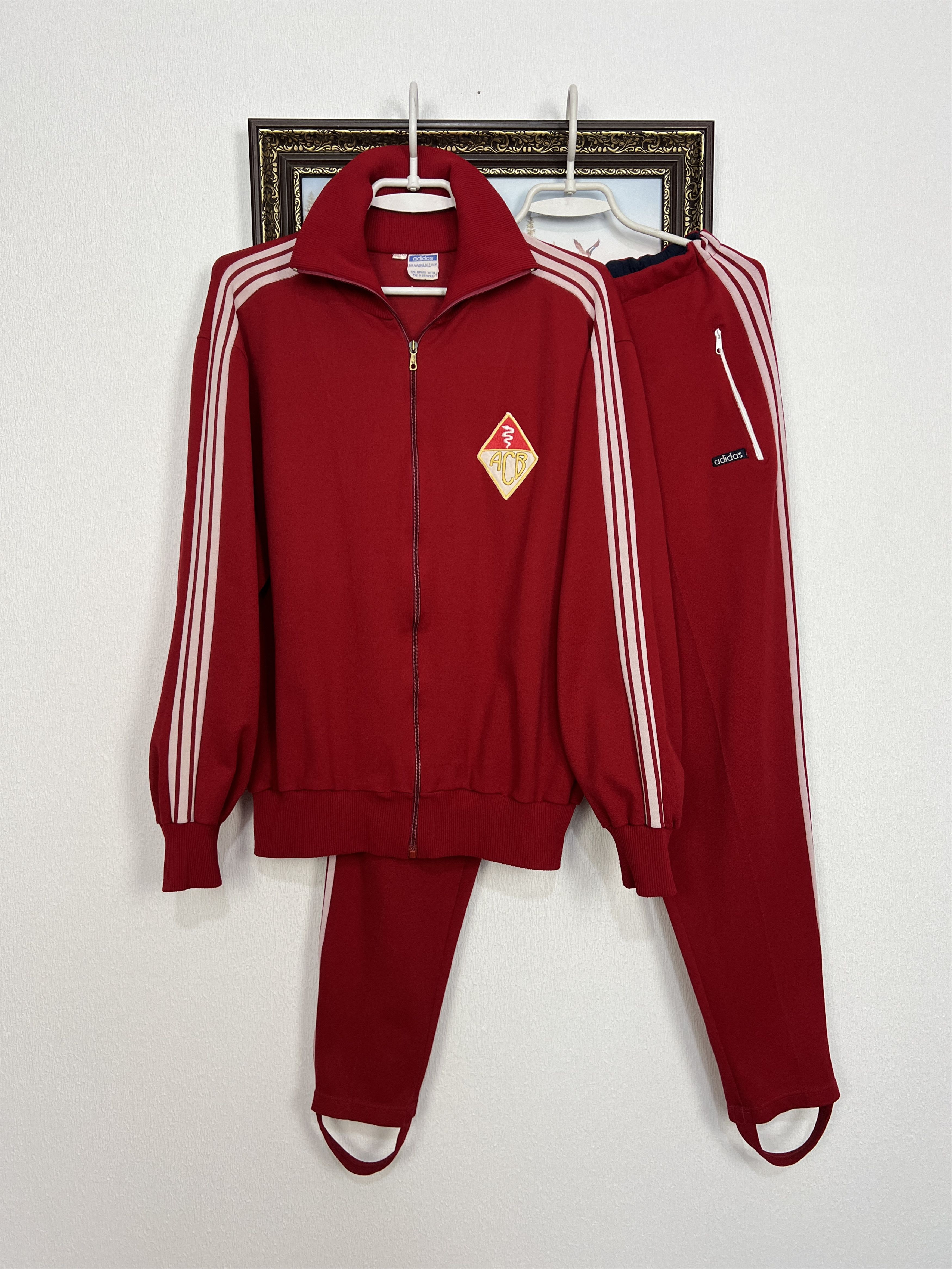 Adidas Bellinzona Football Track Suit Soccer Set Jacket Pants Size US M / EU 48-50 / 2 - 1 Thumbnail