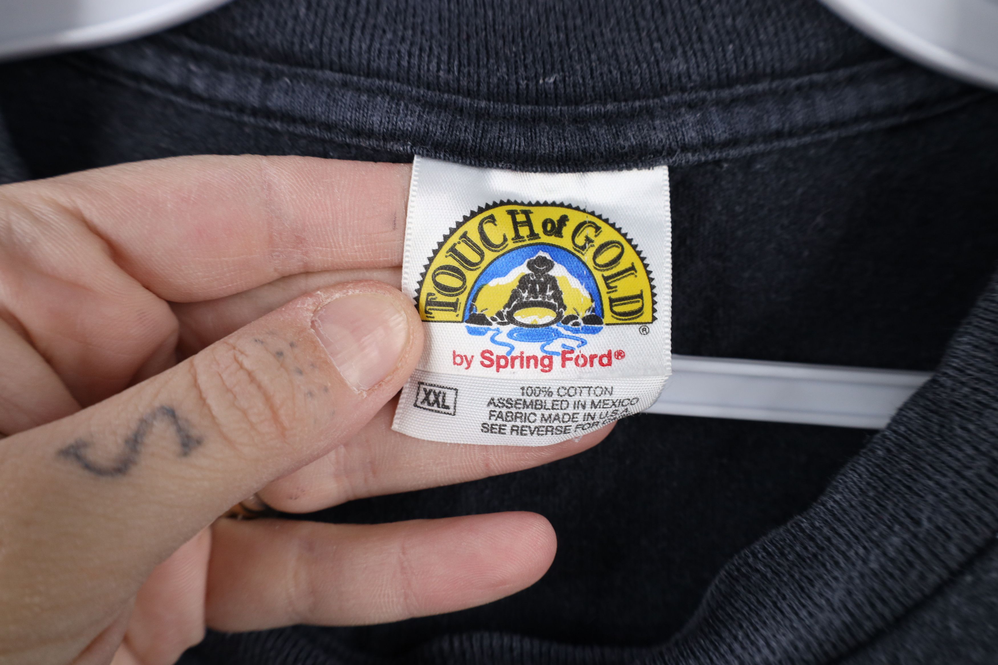 Vintage Vintage 2002 Tour Meat Loaf Band Short Sleeve T-Shirt Black Size US XXL / EU 58 / 5 - 6 Thumbnail