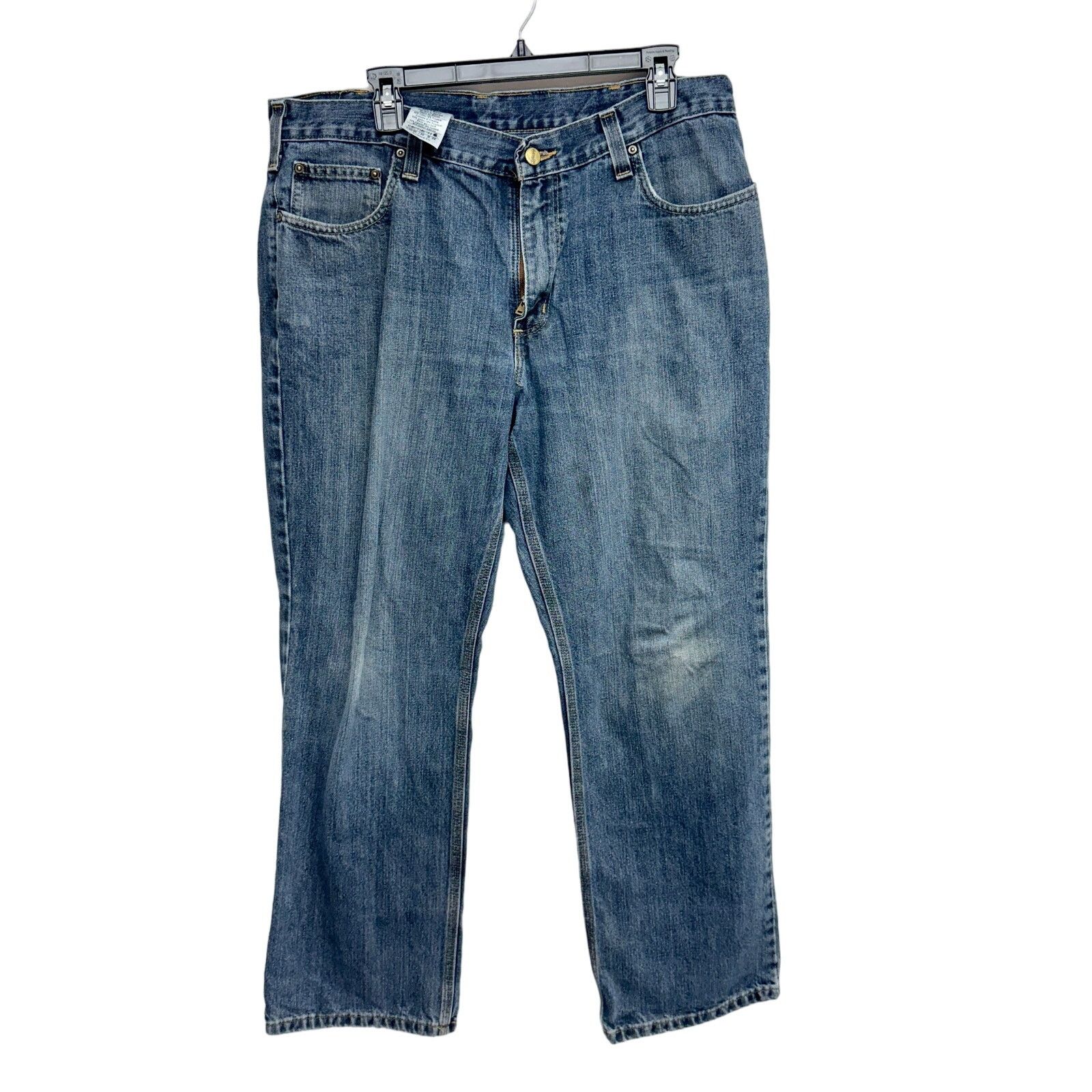 Carhartt Carhartt Relaxed Straight Fit Denim Cotton Jeans 36 X 30 Size US 36 / EU 52 - 1 Thumbnail