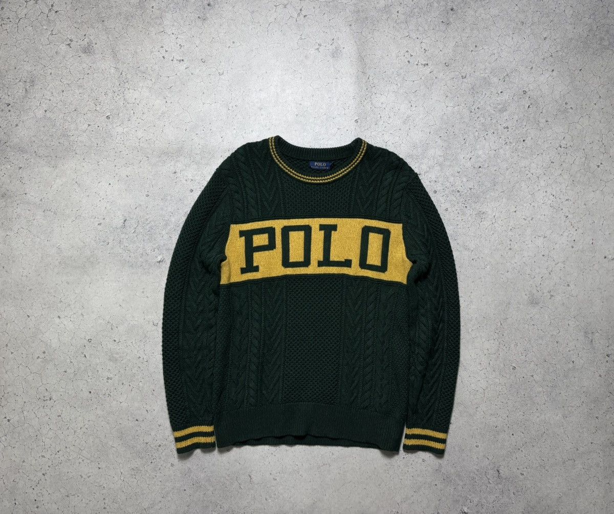 Polo Ralph Lauren Polo Ralph Lauren Big Logo Knitted Sweater Size M PRL Size US M / EU 48-50 / 2 - 2 Thumbnail