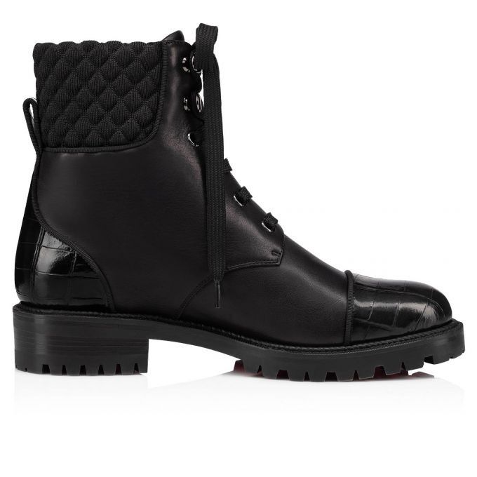 Christian Louboutin o1s1wg110924 Mayr Boots in Black Size US 10 / IT 40 - 3 Thumbnail