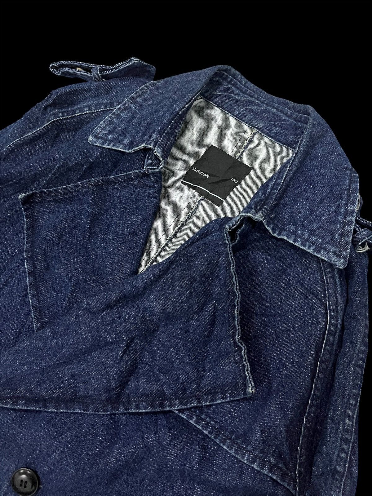 Lad Musician ARCHIVE LAD MUSICIAN DENIM COAT JACKET Size US L / EU 52-54 / 3 - 6 Thumbnail