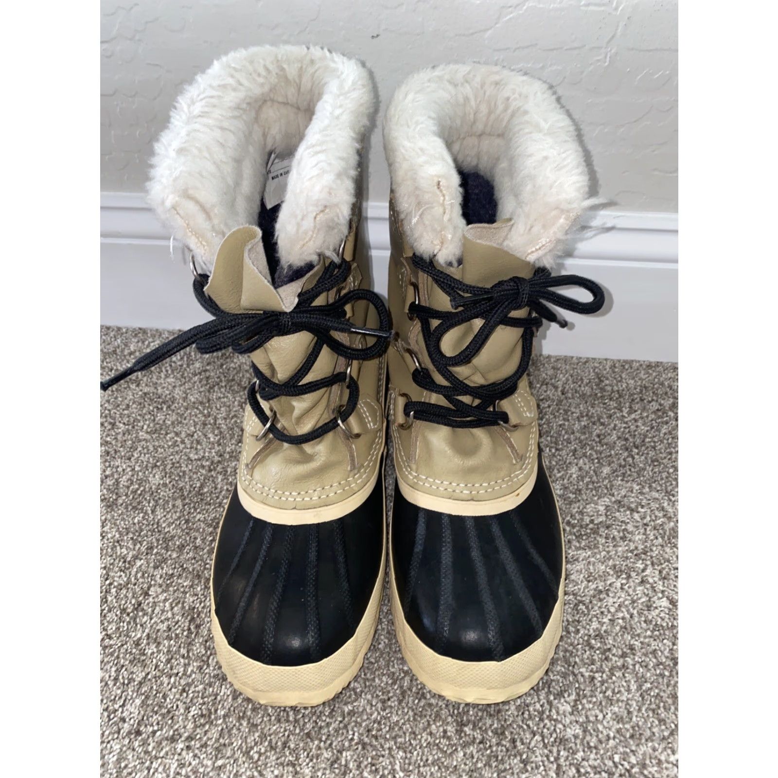SOREL Sorel Manitou Canada Women's SZ US 7 UK 5 Rubber Leather Waterproof Snow Boots Size US 5 / IT 35 - 3 Thumbnail