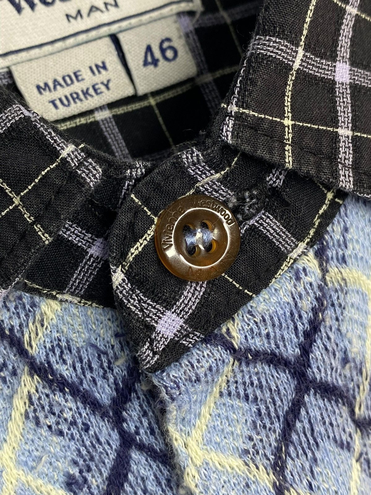 Vivienne Westwood 🔥 VIVIENNE WESTWOOD RUNWAY MIXED PATTERN GOTH PUNK SHIRT 🔥 Size US S / EU 44-46 / 1 - 7 Thumbnail