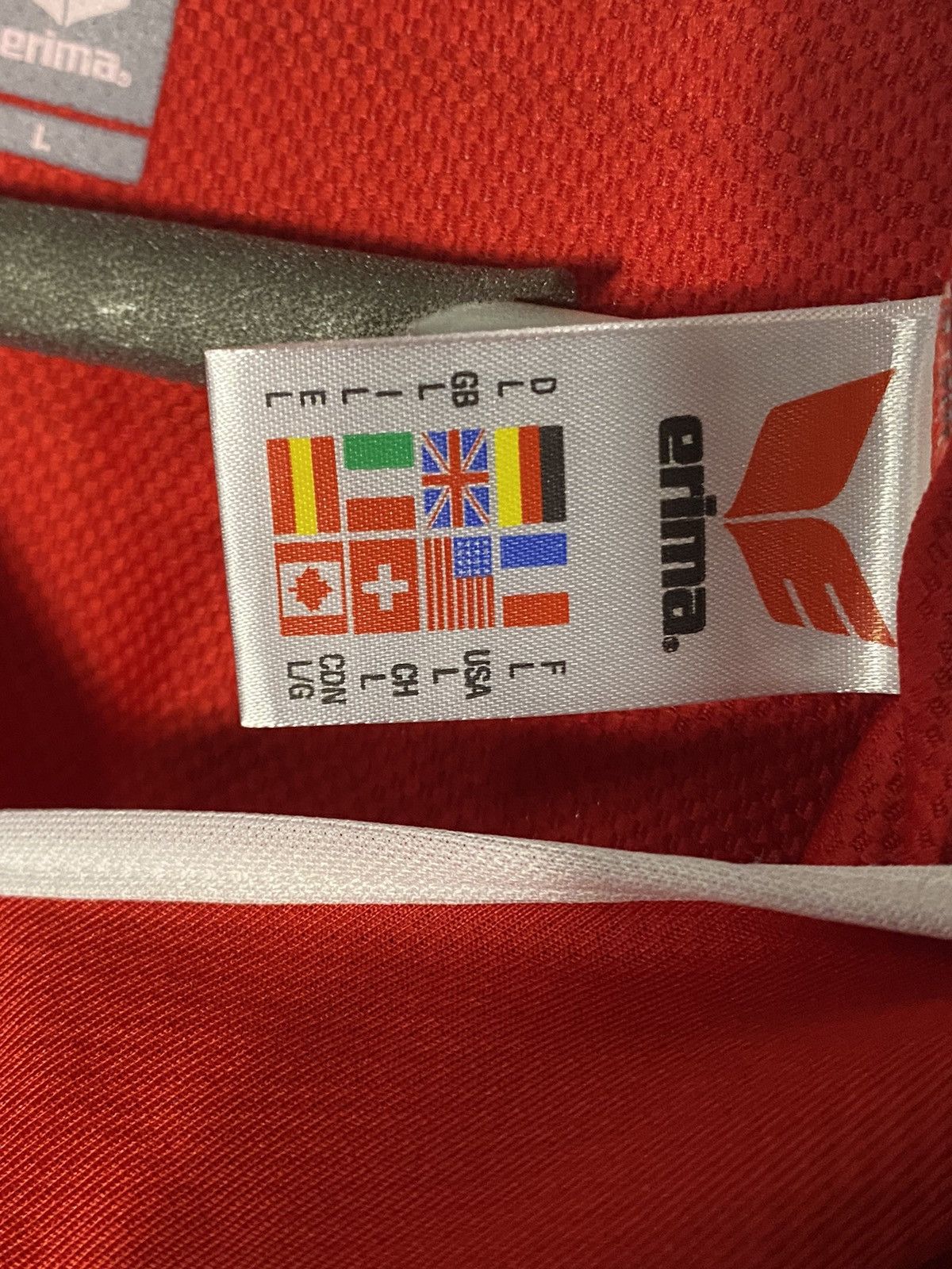 Vintage Vintage Erima Neuchatel Xamax Soccer Jersey Play Issue Size US L / EU 52-54 / 3 - 4 Thumbnail