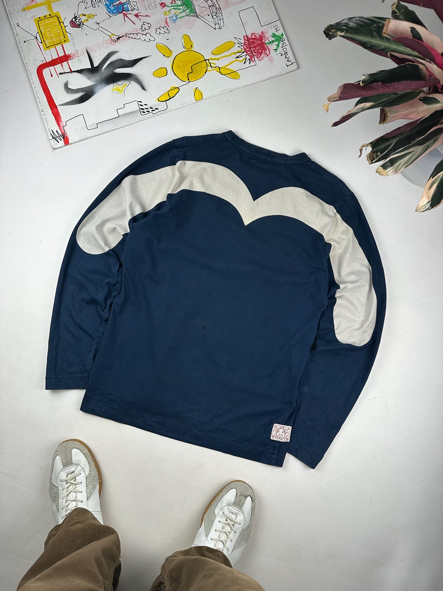 Evisu Vintage Evisu Longsleeve Big Logo Size M Size US M / EU 48-50 / 2 - 2 Thumbnail