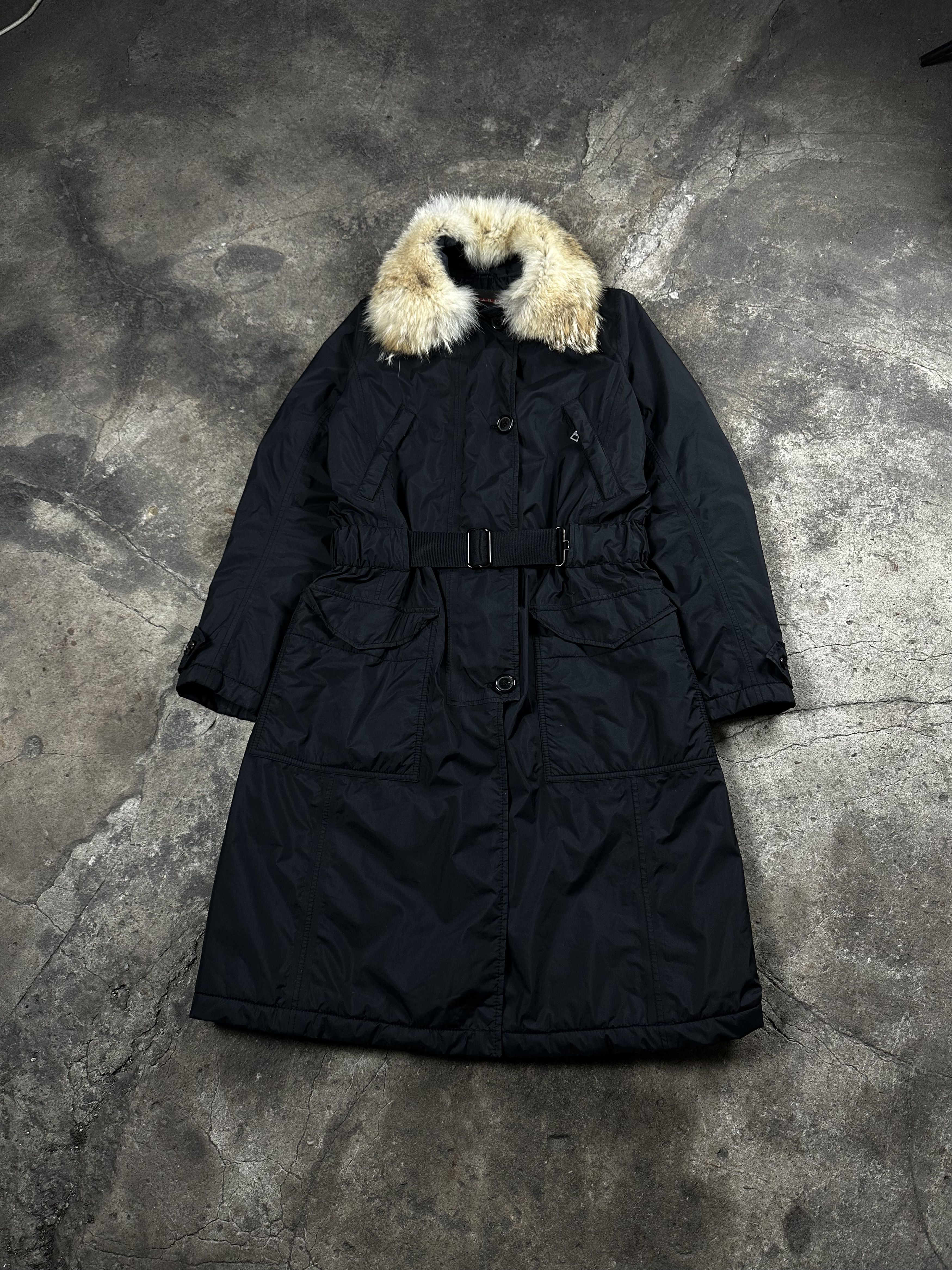 Prada Ladies Prada Italy Classic Gore Tex Long Trench Coat | Grailed