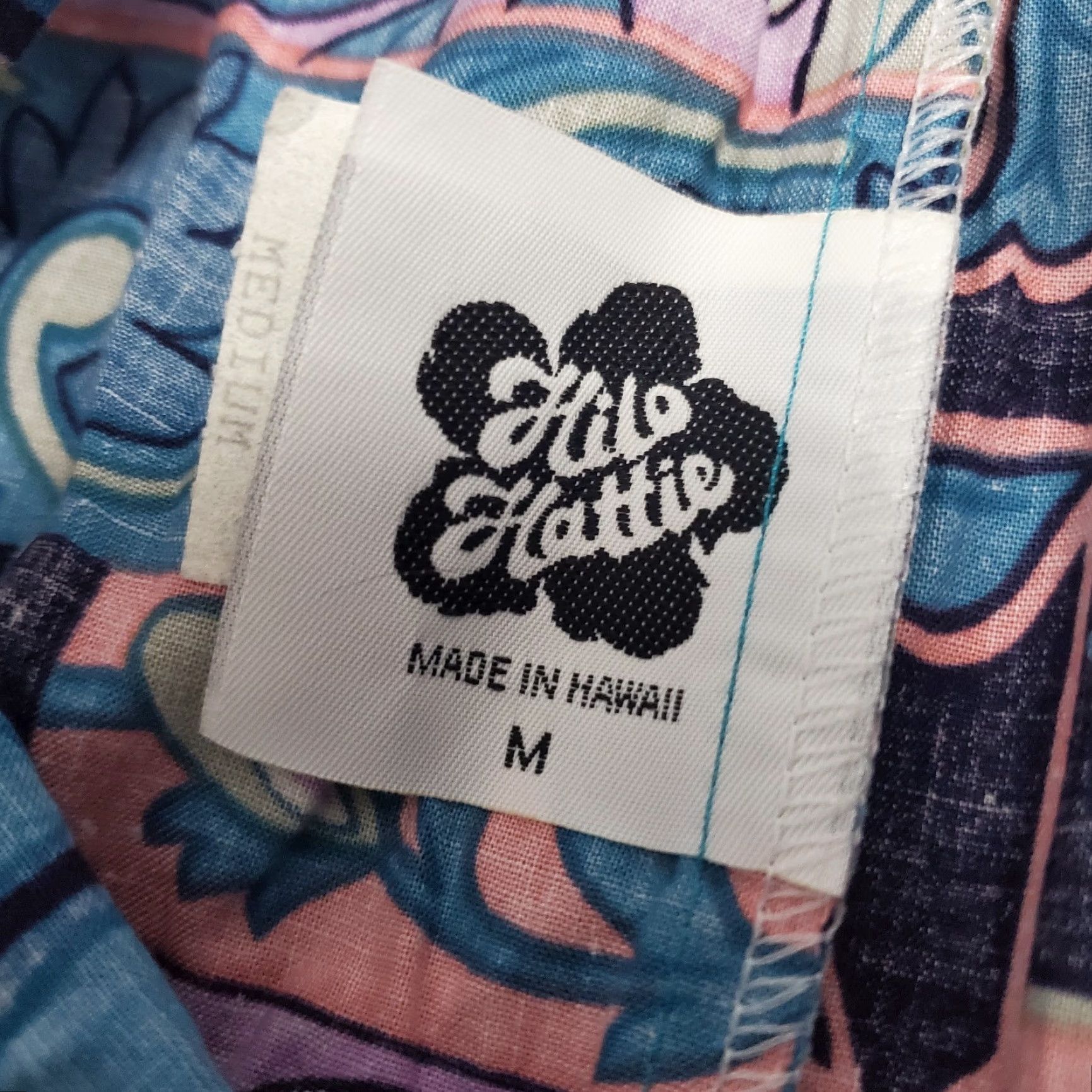 Hilo Hattie VINTAGE Hilo Hattie Maxi Dress Women M Blue Floral Short Sleeve Muumuu Cotton Kaftan Sundress Size 32" / US 10 / IT 46 - 3 Thumbnail