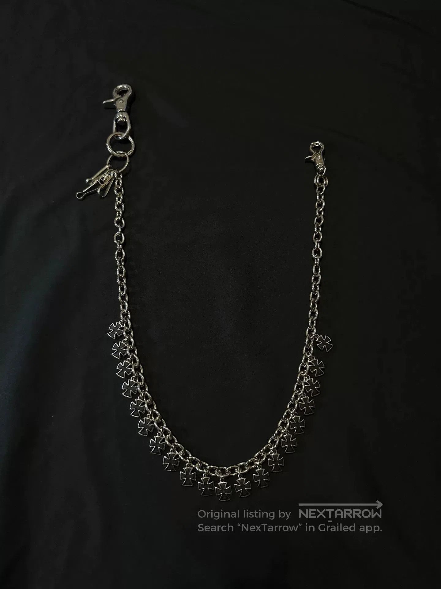 Vintage Vintage 90s Cross Pendant Pants Chain. Size ONE SIZE - 1 Thumbnail