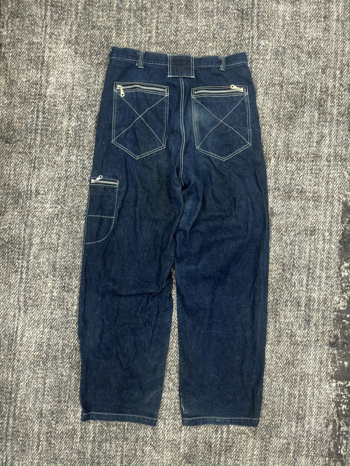 Dogtown × Vintage Vintage Dog Town Black Dragon Skate Baggy Jean Pants Size US 34 / EU 50 - 8 Thumbnail