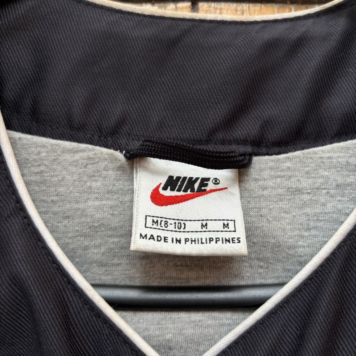 Nike Vintage 90’s Nike Baseball Jacket Black White Boxy Fits Size US M / EU 48-50 / 2 - 4 Thumbnail