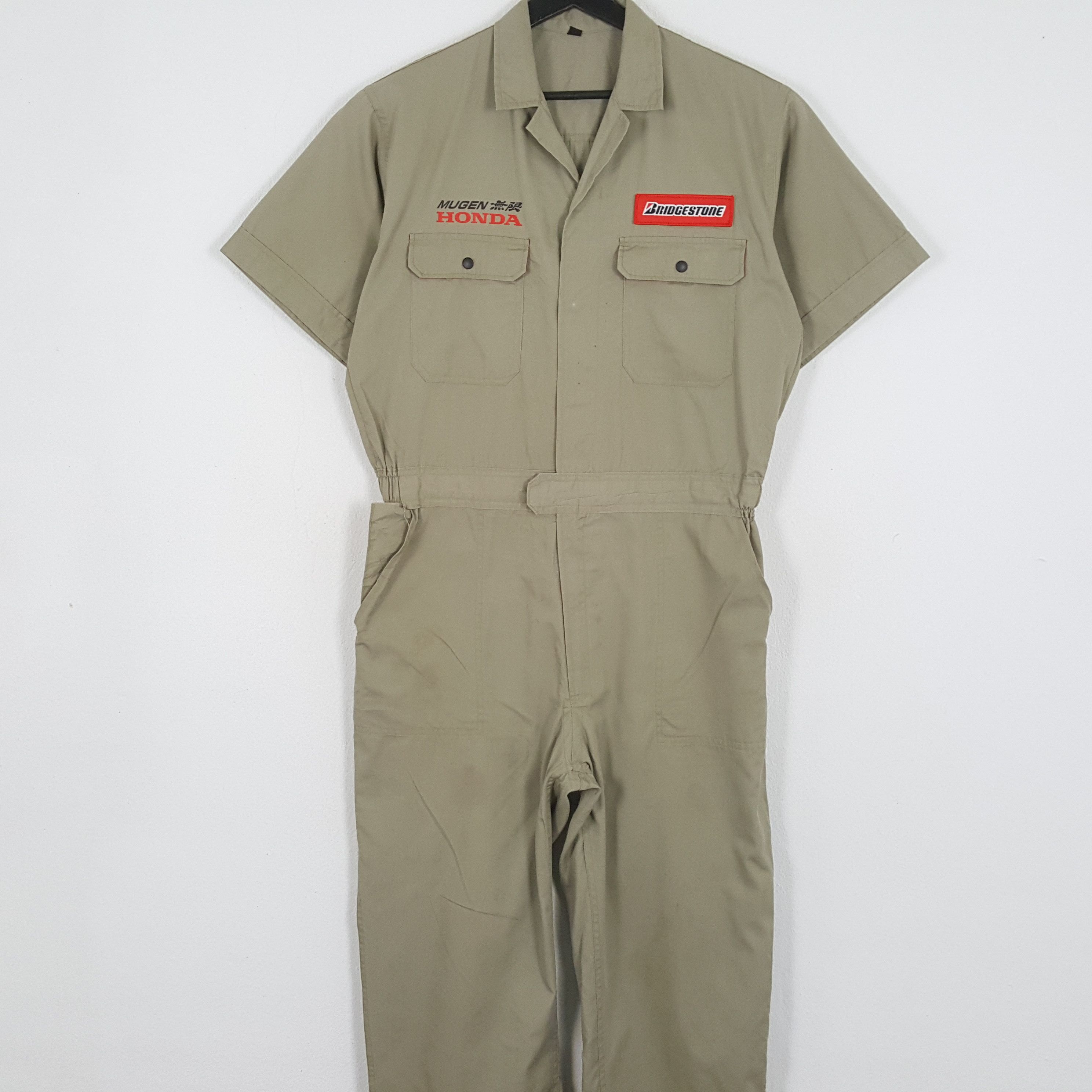 Vintage BRIDGESTONE X Custom Art MUGEN HONDA Coverall Jacket Size US M / EU 48-50 / 2 - 5 Thumbnail