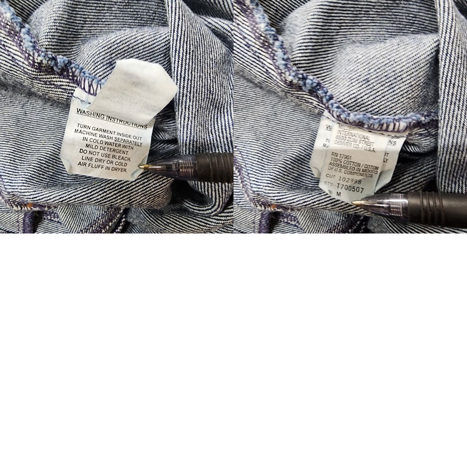Vintage VINTAGE Authentic Rockies Jeanswear Western Button Up Blue Denim Jean Jacket Med Jacket Unisex Adults M Blue 90s Western Mens Womens Girls Boys Size US 31 - 8 Thumbnail