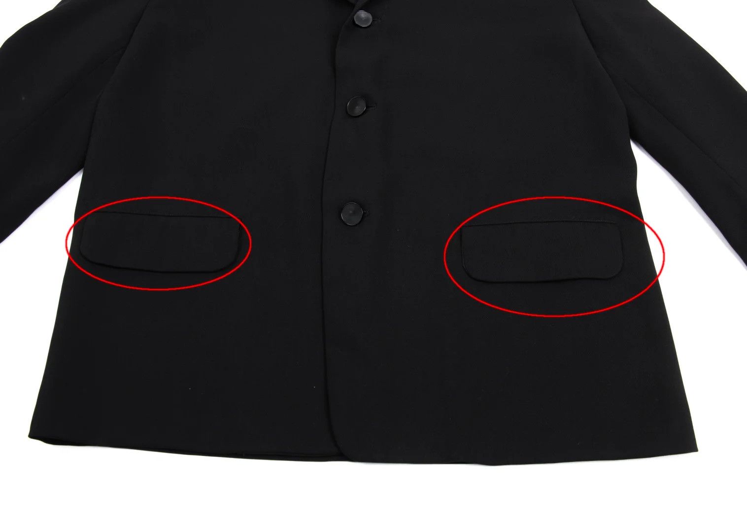 Yohji Yamamoto Yohji Yamamoto Wool-Poly 3B Jacket Black S Size US S / EU 44-46 / 1 - 10 Thumbnail