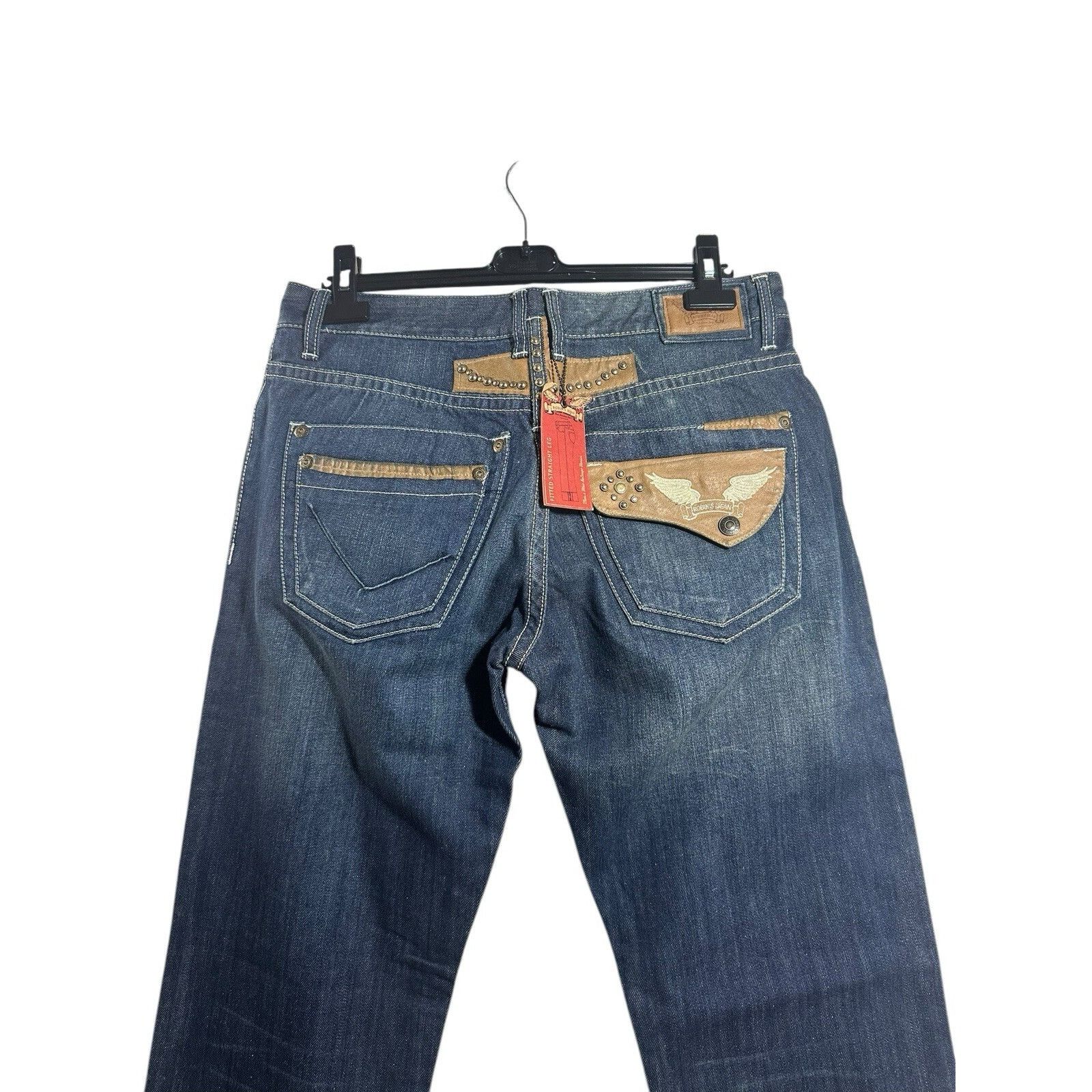 Robins Jeans Vintage Robin Jeans Rock Biker Jeans Denim Y2K Hip Hop 90’s Size US 36 / EU 52 - 4 Thumbnail