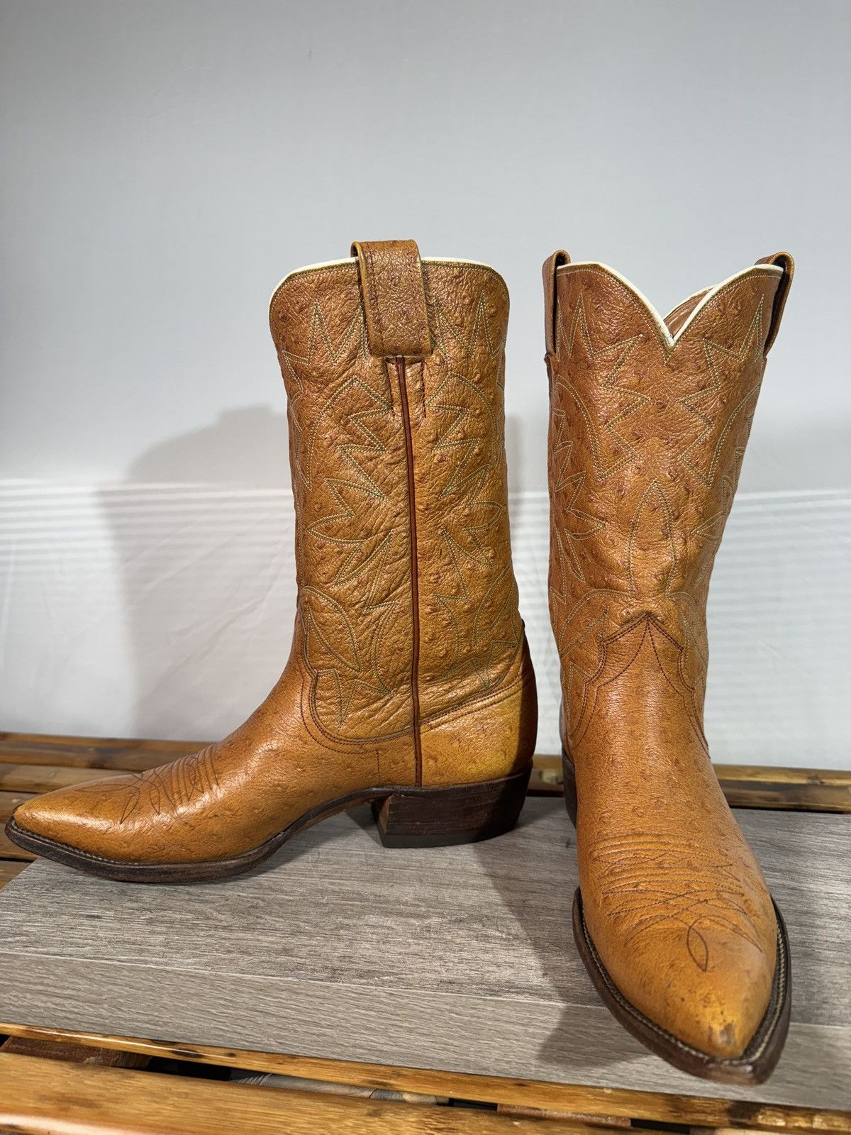 Nocona Boots Exotic Early 60s Nocona Men's Cowboy Boots Size 9B The Big O Size US 9 / EU 42 - 5 Thumbnail