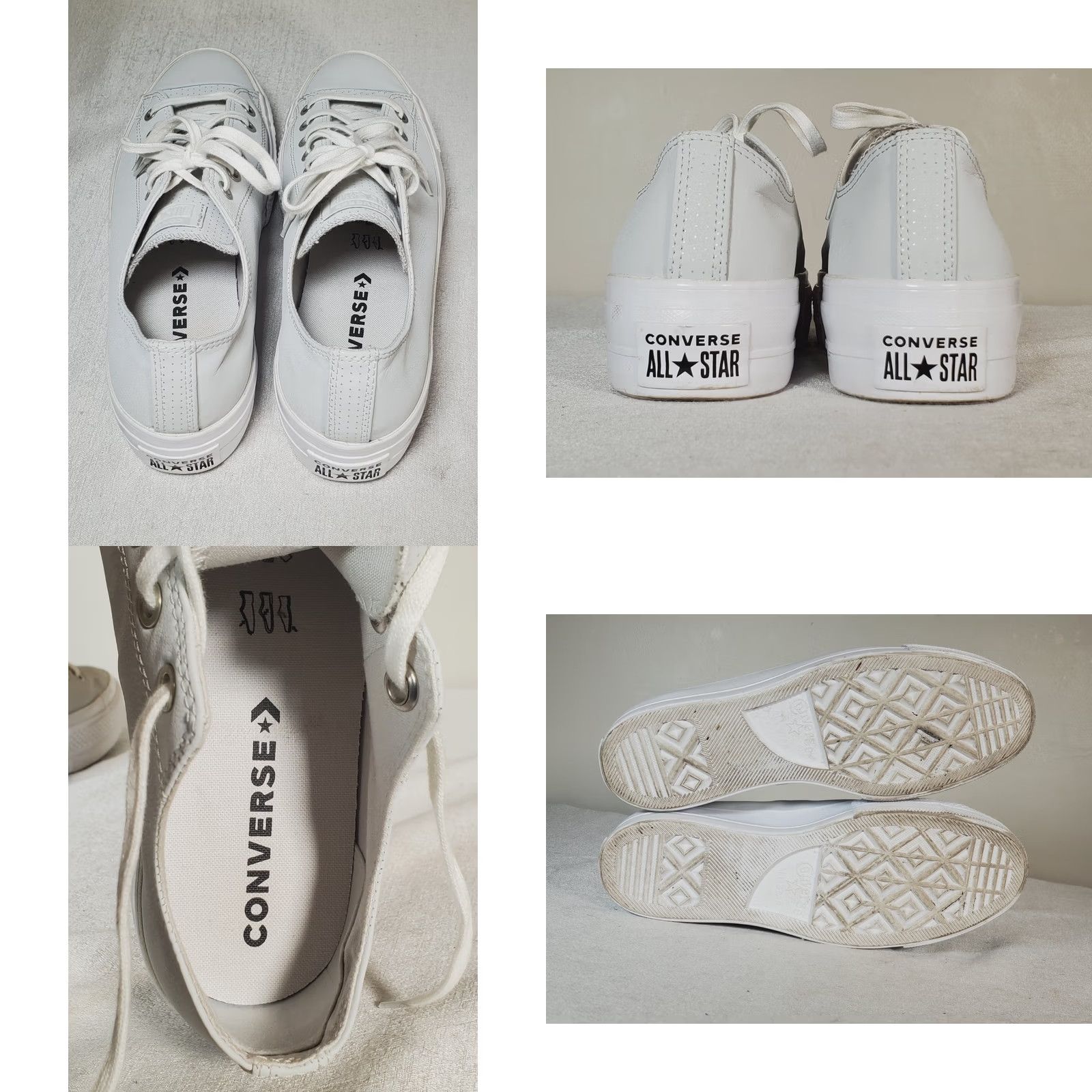 Converse Converse CTAS Lift Platform Sneaker 569104C Photon Dust White Women's US 10 Size US 10 / IT 40 - 8 Thumbnail