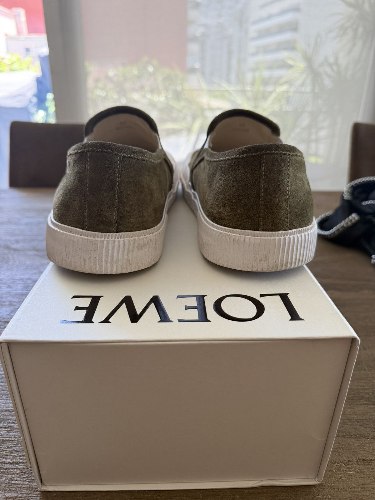 Loewe Loewe Terra Vulca suede slip-on sneakers green - size 12 Size US 12 / EU 45 - 3 Thumbnail