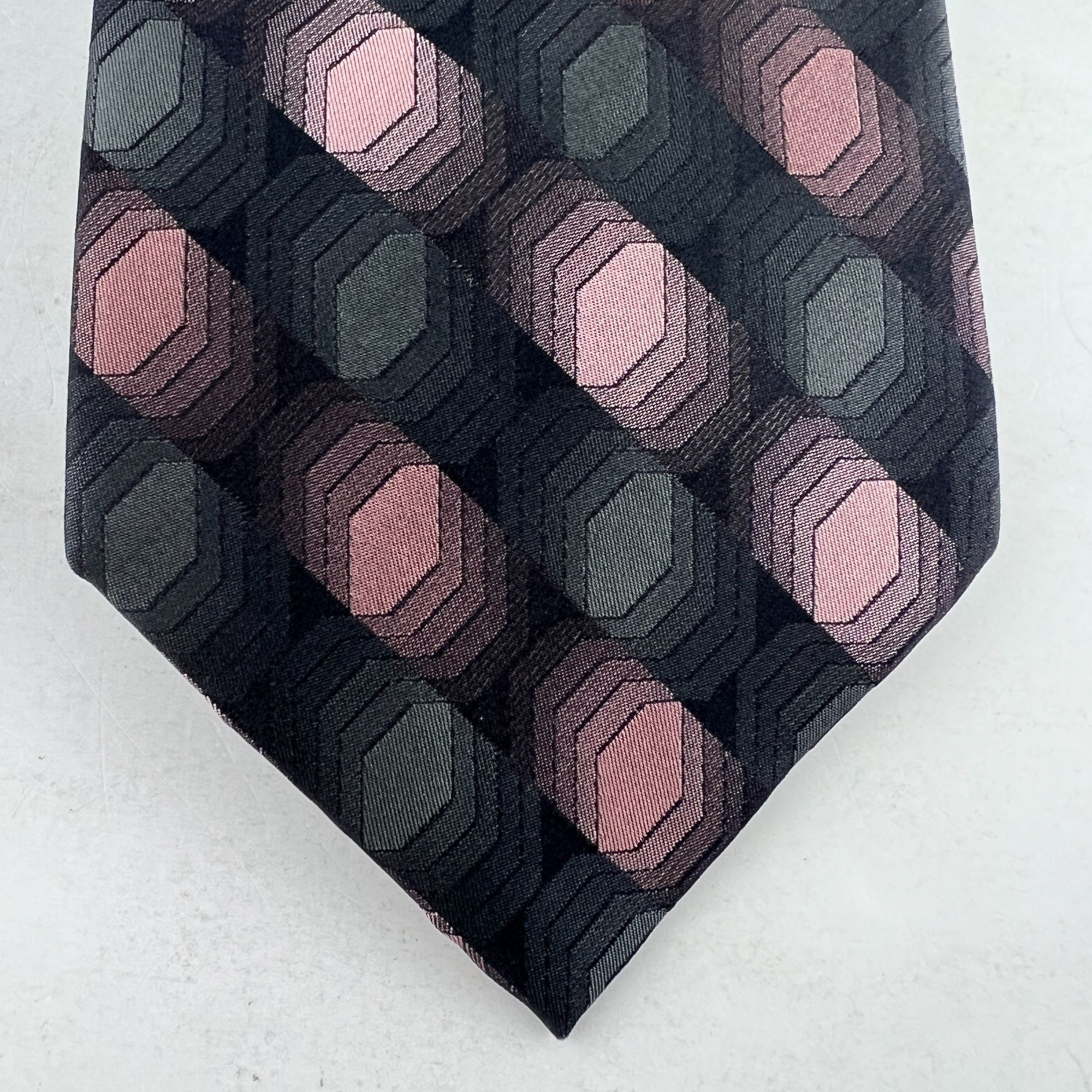 Croft & Barrow Croft & Barrow Geometric Cube Design Necktie Tie Silk Size ONE SIZE - 3 Thumbnail