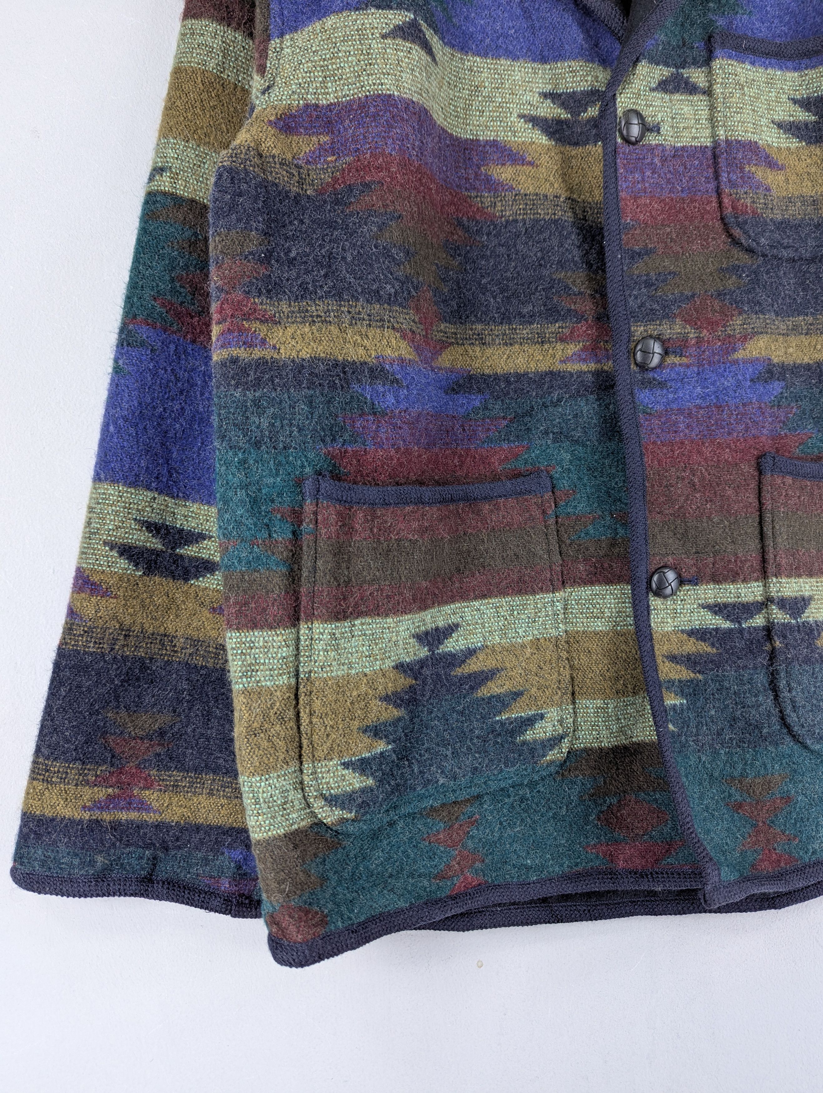 Vintage Vintage Point After Navajo Native Aztec Wool Jacket | Grailed