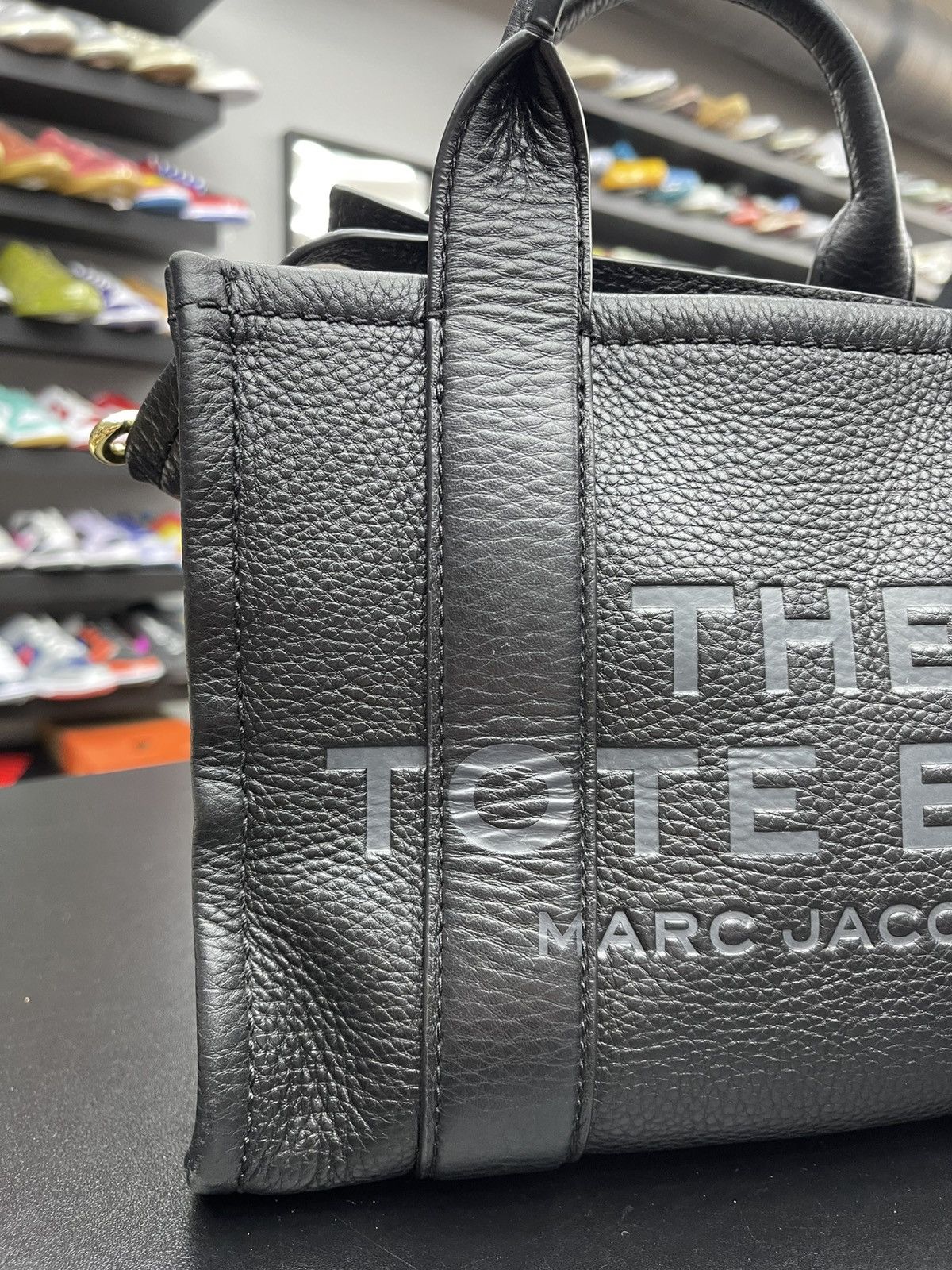 Marc Jacobs Marc Jacobs The Small Leather Tote Bag Black Size ONE SIZE - 2 Thumbnail