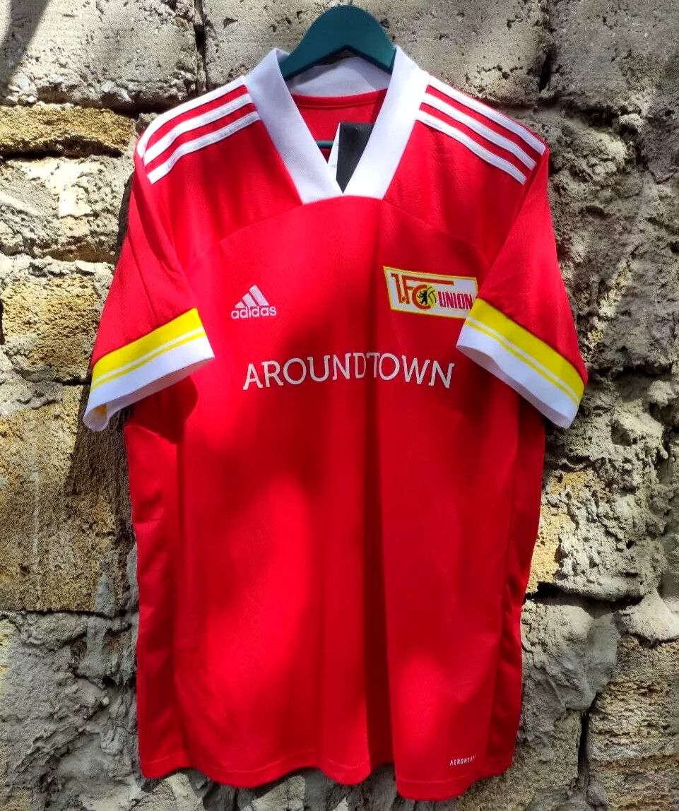 Adidas 1.FC Union Berlin 2020 2021 Jersey Football Adidas FR2719 Size US XL / EU 56 / 4 - 1 Thumbnail