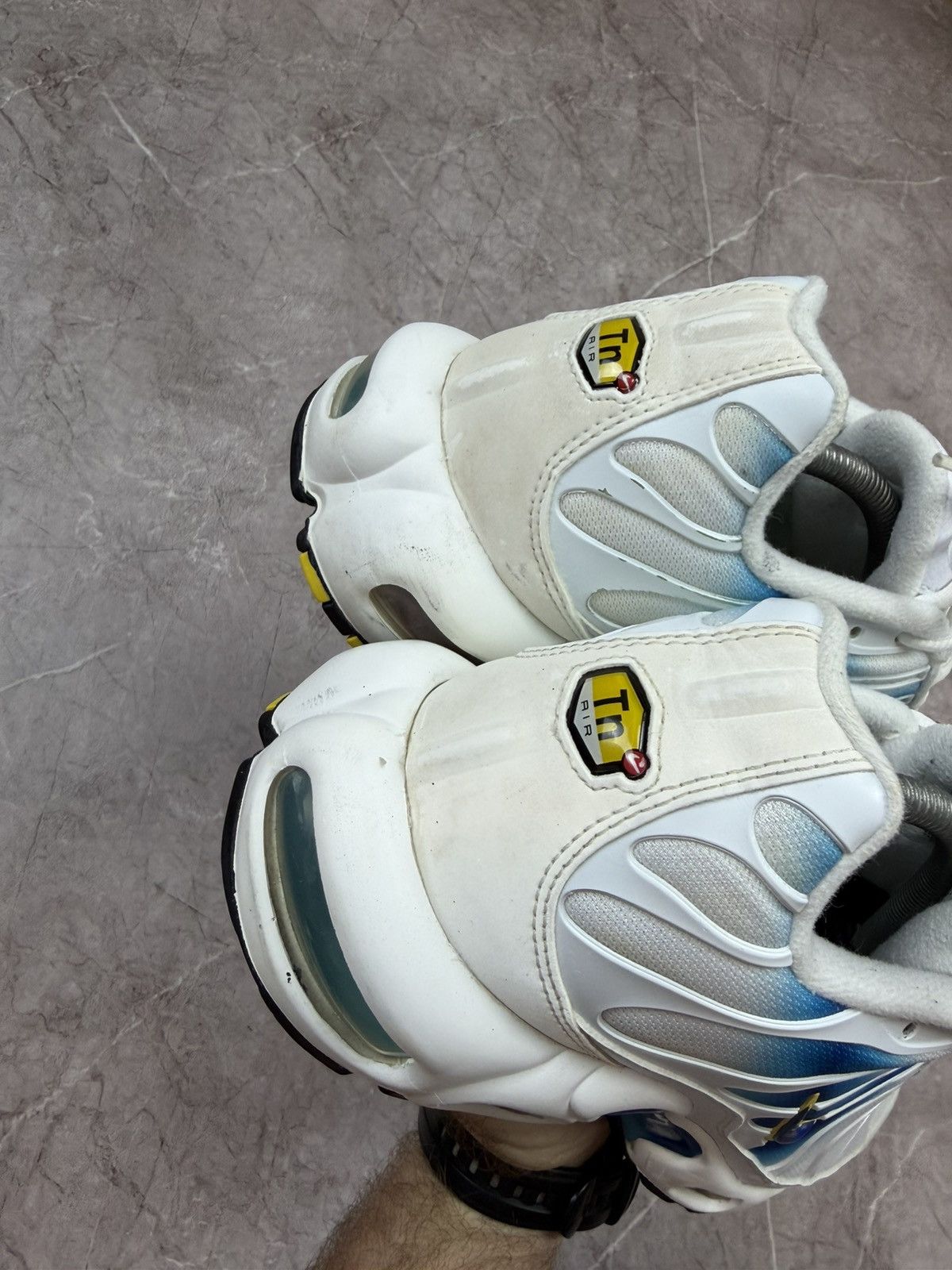 Nike Nike Air Max Plus TN "White Blue Gradient" / Yellow Swoosh Size US 11 / EU 44 - 21 Thumbnail