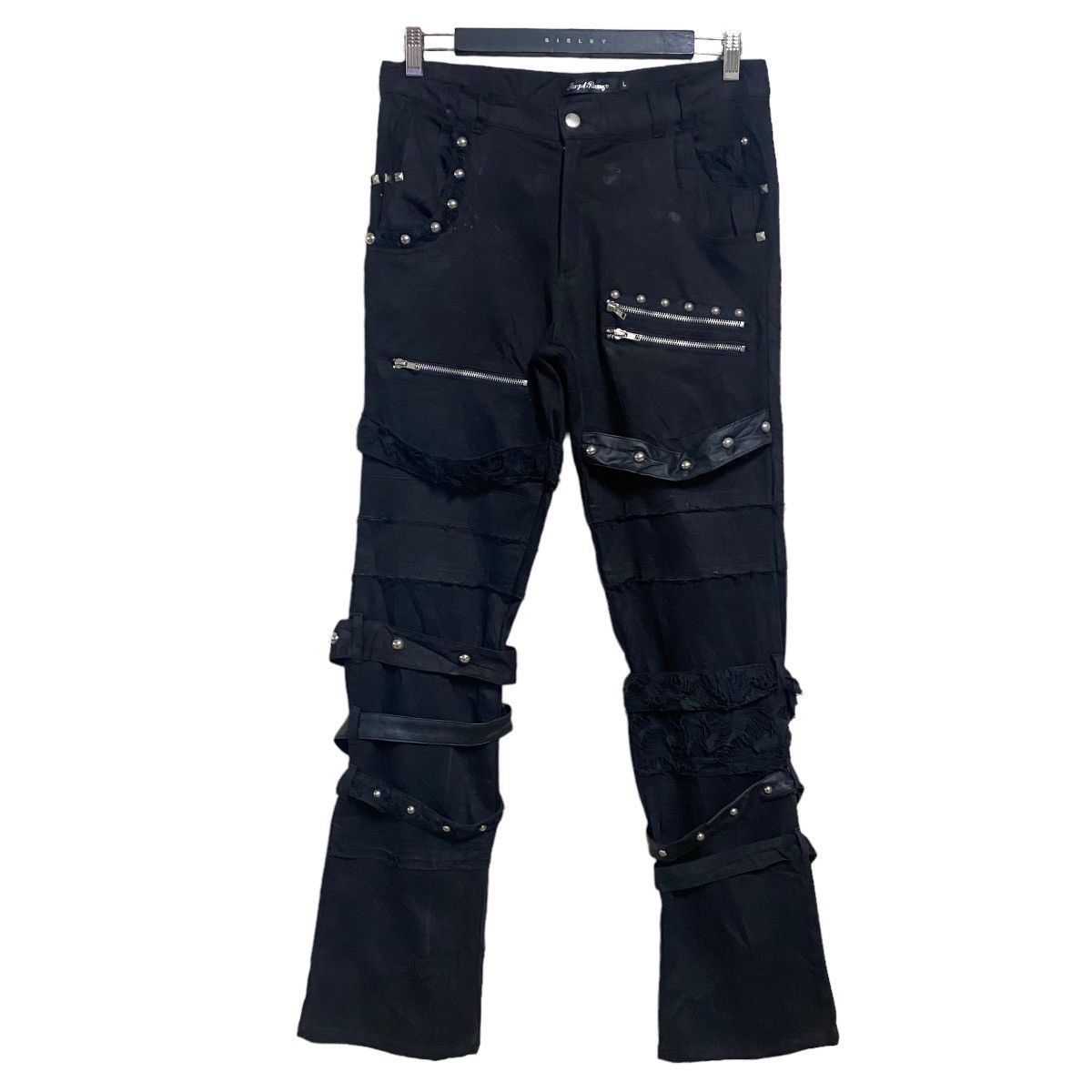 Sex Pot ReVeNGe Sexpot Revenge Bondage Pants' The Brain Is Invaded' Size US 33 - 20 Thumbnail