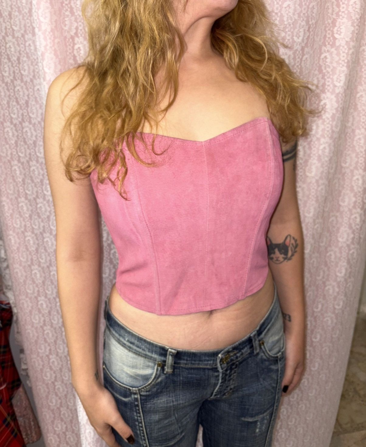 Vintage Vintage leather bustier Size M / US 6-8 / IT 42-44 - 2 Thumbnail