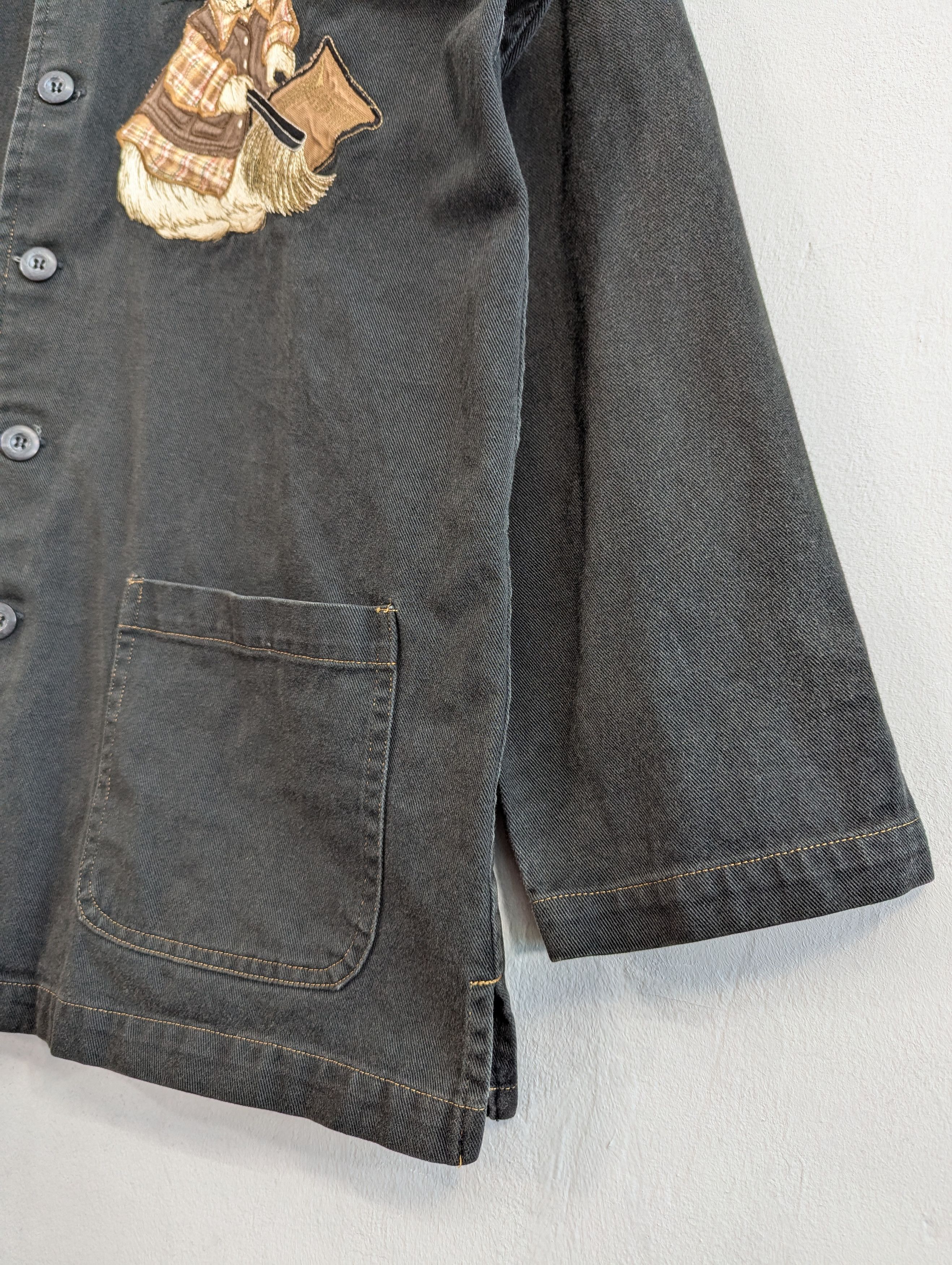 Japanese Brand Vintage Comme Ci Comme Ca Button Ups Distressed Jacket Size US L / EU 52-54 / 3 - 6 Thumbnail