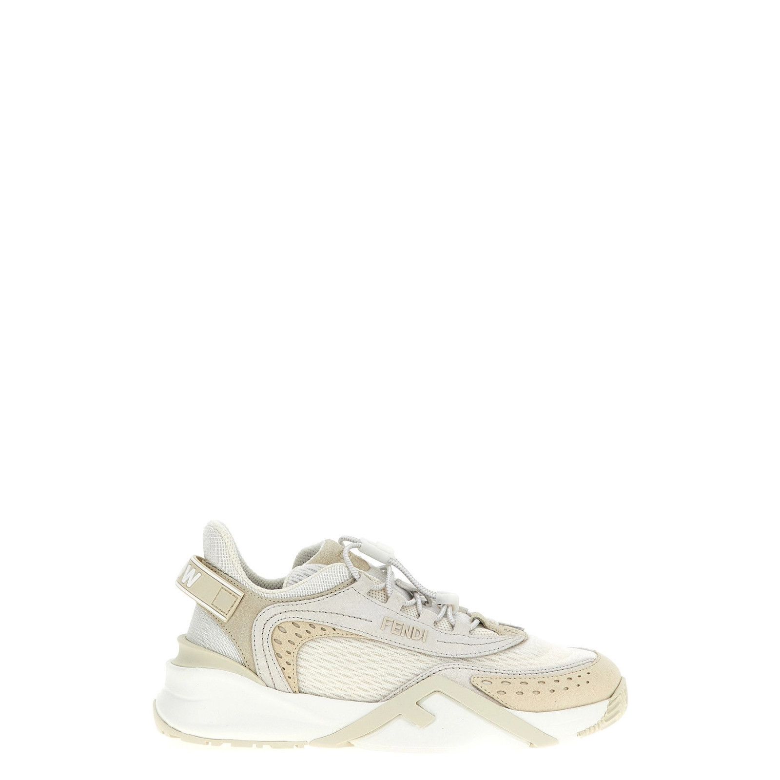 FENDI Flow White Sneakers New )
