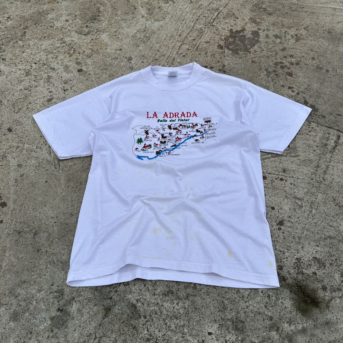 Designer × Vintage Vintage La Adrada T-shirts City Distressed Hype Y2K 00s Size US L / EU 52-54 / 3 - 3 Thumbnail