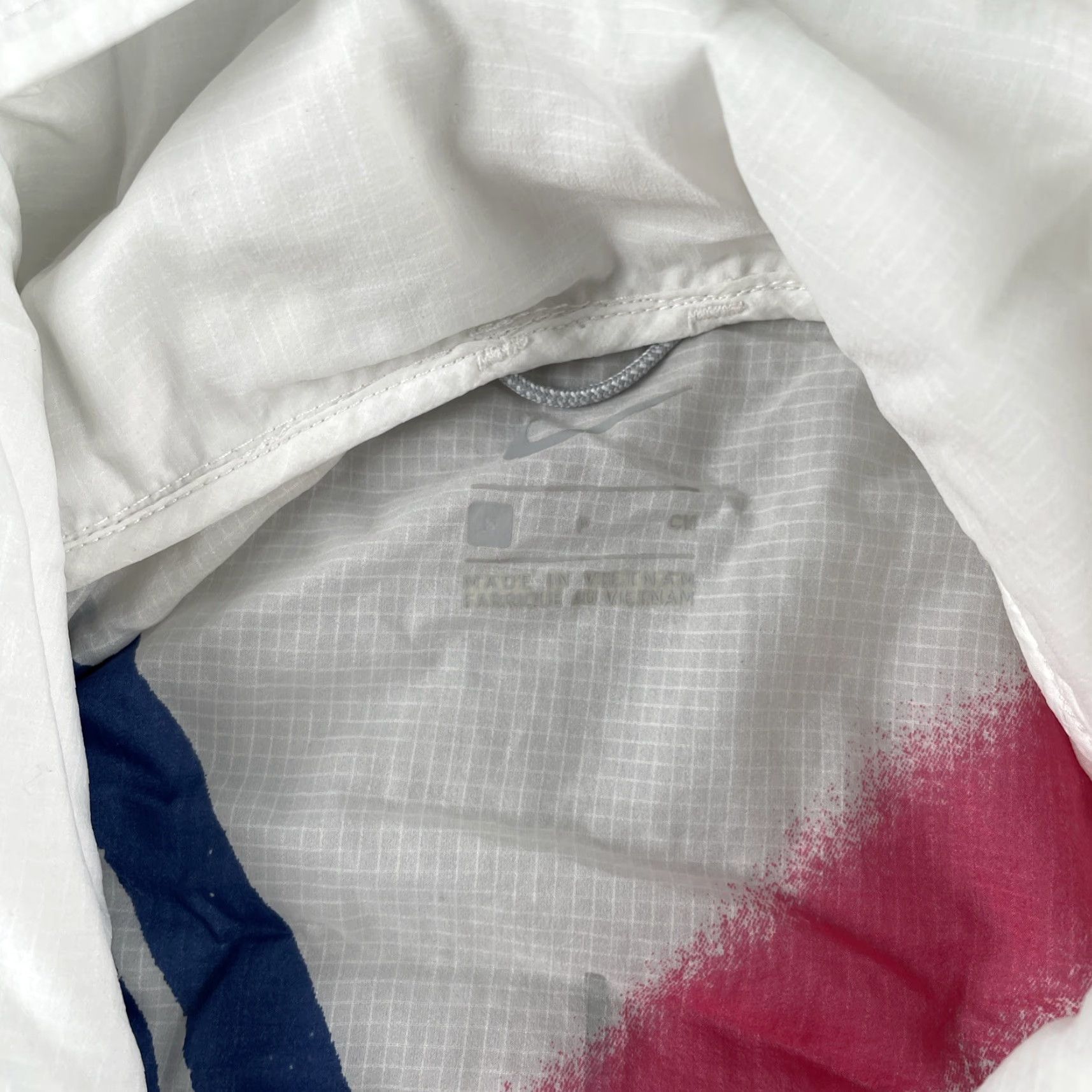 Nike Nike Women’s Small Rain Coat Windbreaker Jacket White Pocket Hoodie Size S / US 4 / IT 40 - 4 Thumbnail