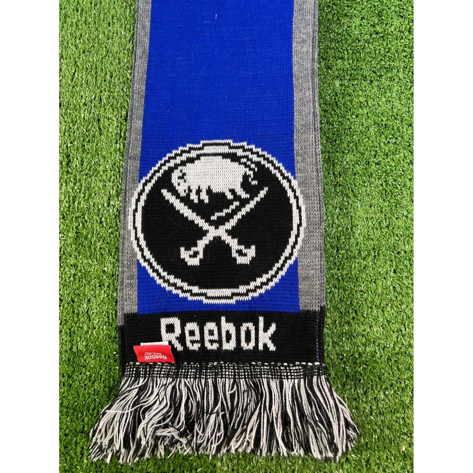 Reebok Reebok Buffalo Sabres/Ducks NHL Hockey Scarf scarve Knit Size 34 - 2 Thumbnail