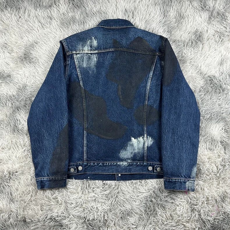Yohji Yamamoto yohji yamamoto Tie-dyed ink-splash-ink denim jacket 2501-Ne Size US M / EU 48-50 / 2 - 7 Thumbnail