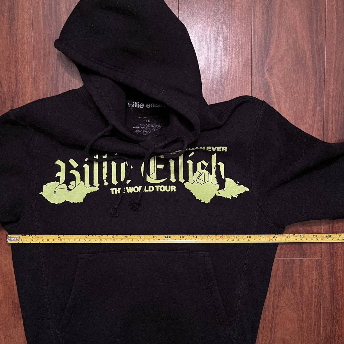 Billie Eilish Billie Eilish Happier Than Ever 2022 World Tour Hoodie XS Size US XS / EU 42 / 0 - 3 Thumbnail