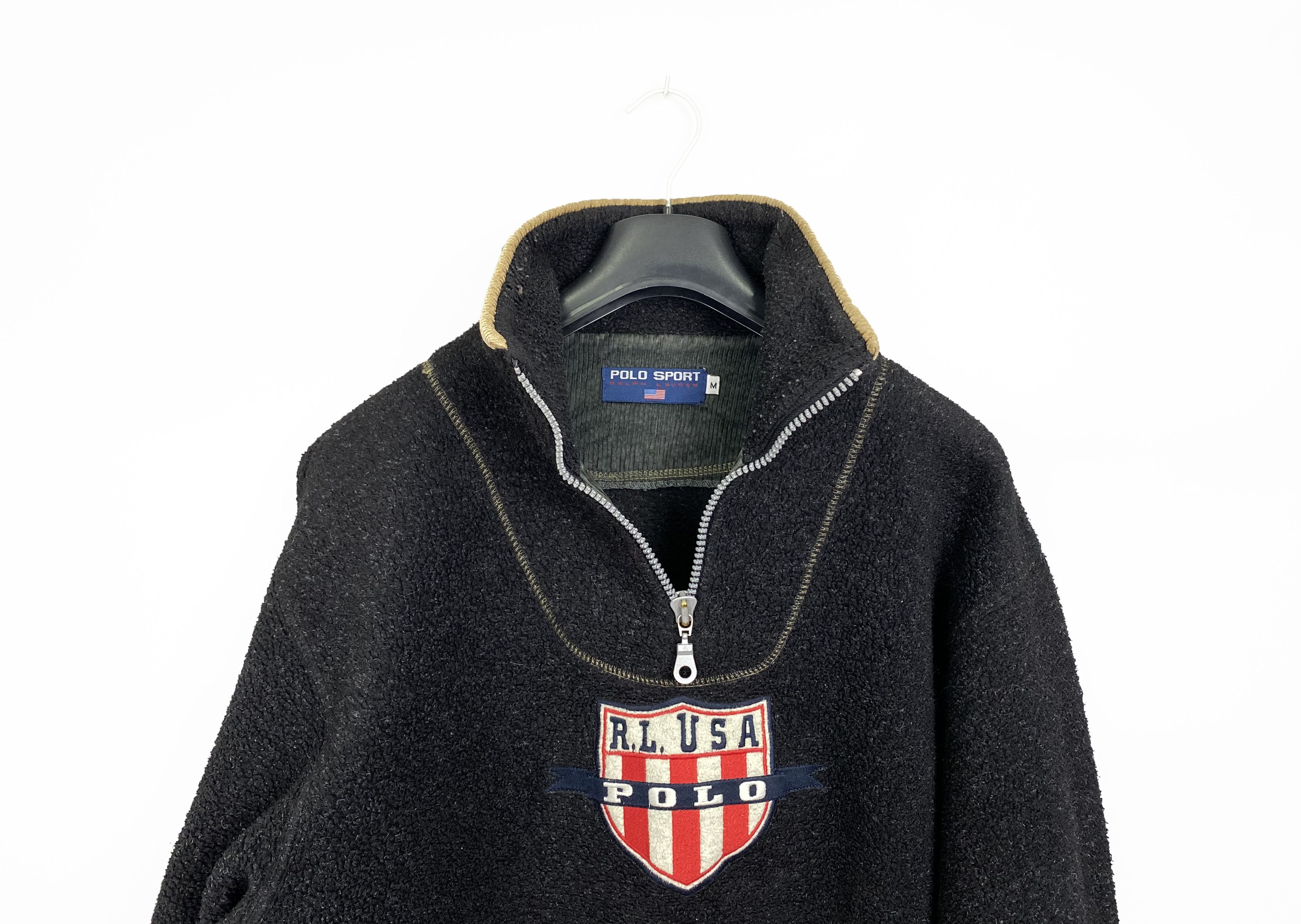 Polo Ralph Lauren Vintage 90s RALPH LAUREN Polo Sport Logo Fleece Size US M / EU 48-50 / 2 - 3 Thumbnail