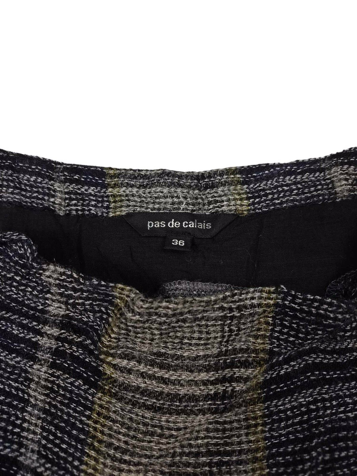 Japanese Brand × Pas de Calais × Vintage Vintage Pas De Calais Wool Viscose Classic Check Blouse Size L / US 10 / IT 46 - 5 Thumbnail
