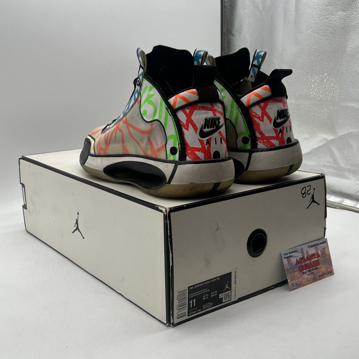 Jordan Brand Zion Williamson x air Jordan 34 Noah Size US 11 / EU 44 - 4 Thumbnail