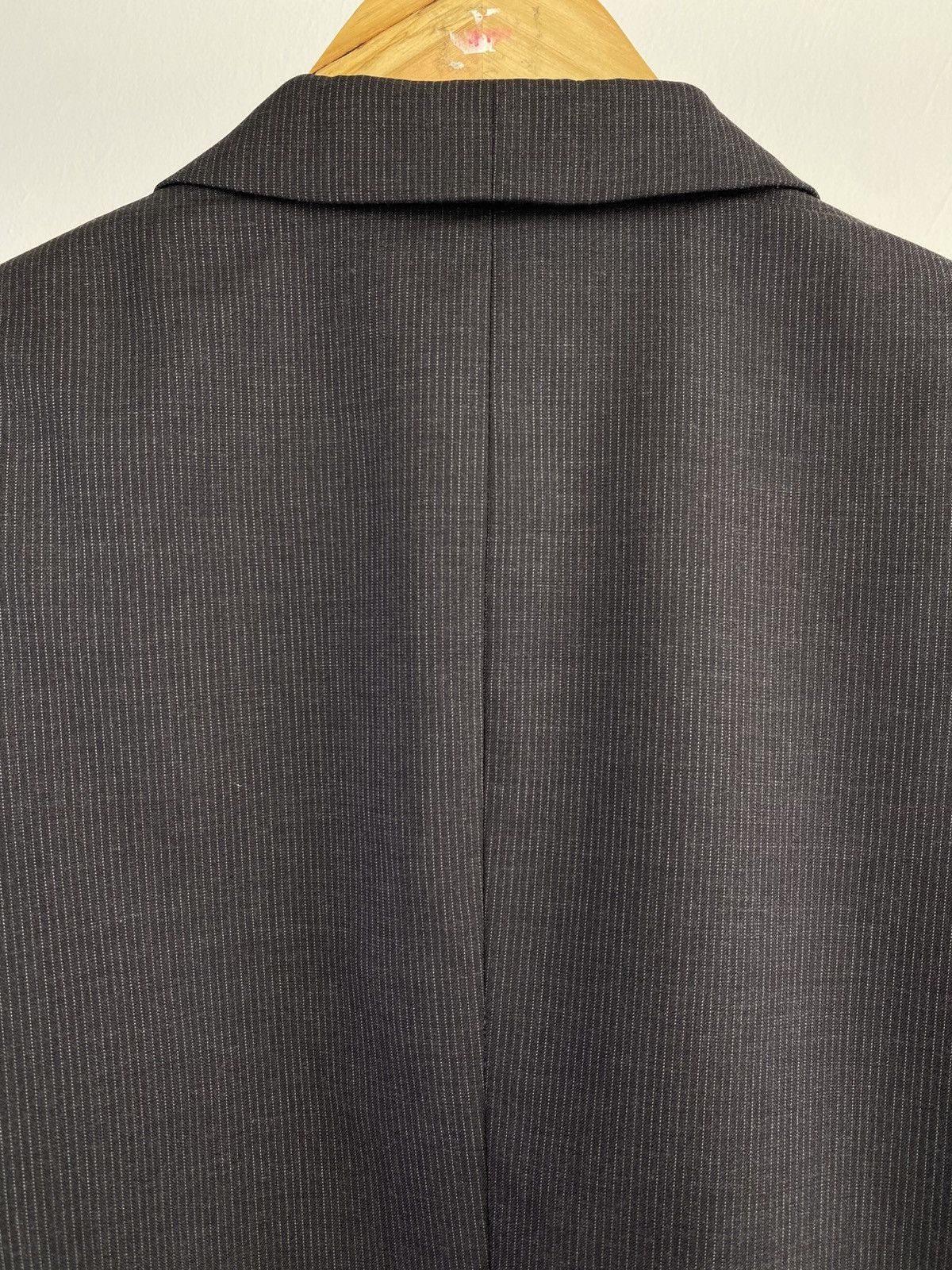 Neil Barrett 2000’s Neil Barrett Pinstripe Cropped Blazer Jacket Size US M / EU 48-50 / 2 - 8 Thumbnail