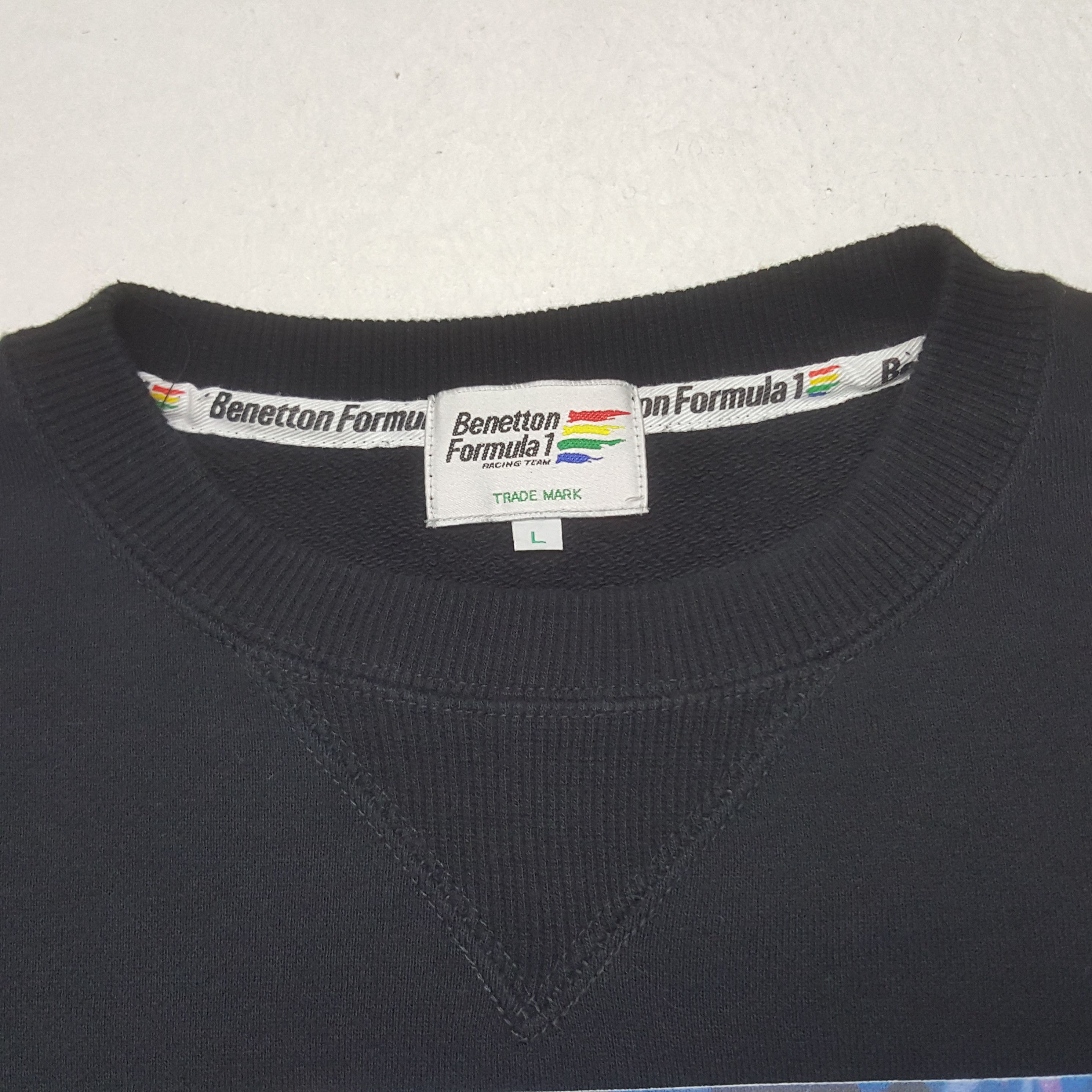 Benetton Vintage Benetton Formula1 Racing Sweatshirt Size US M / EU 48-50 / 2 - 4 Thumbnail