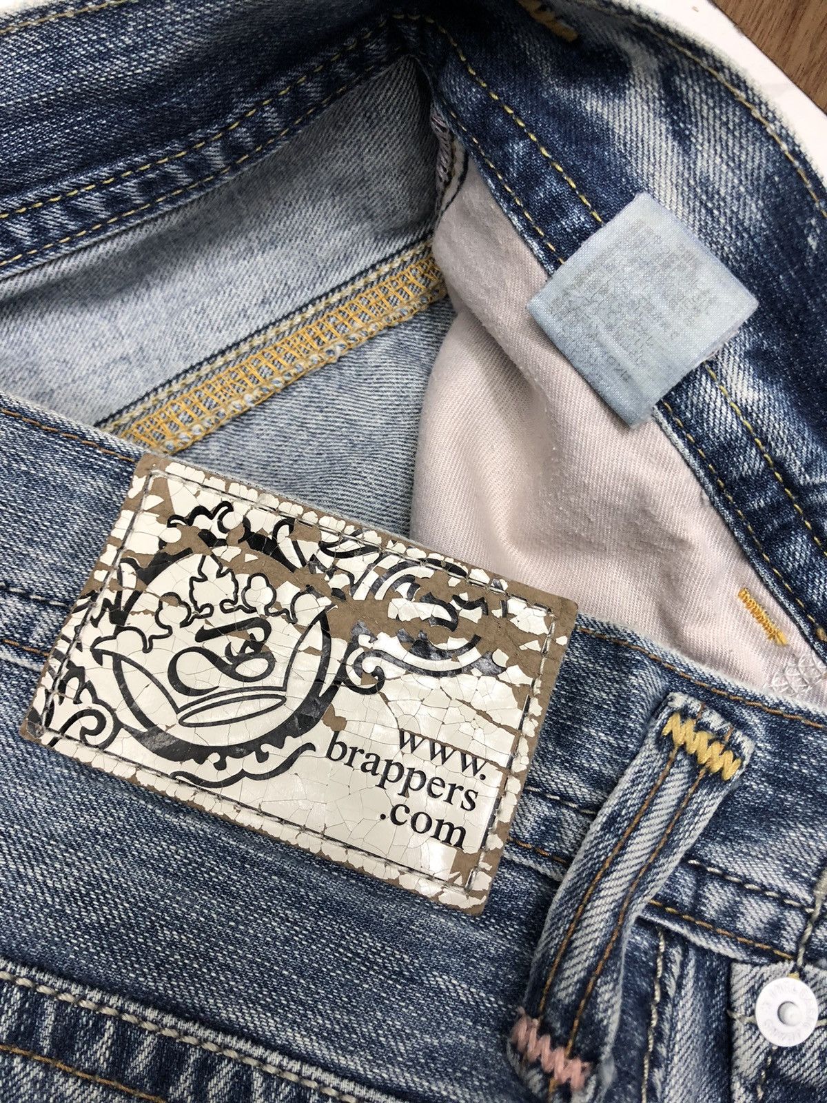 Hysteric Glamour × Japanese Brand × Vintage SICK DENIM BRAPPERS SELVEDGE DISTRESSED DENIM JEANS Size US 32 / EU 48 - 12 Thumbnail