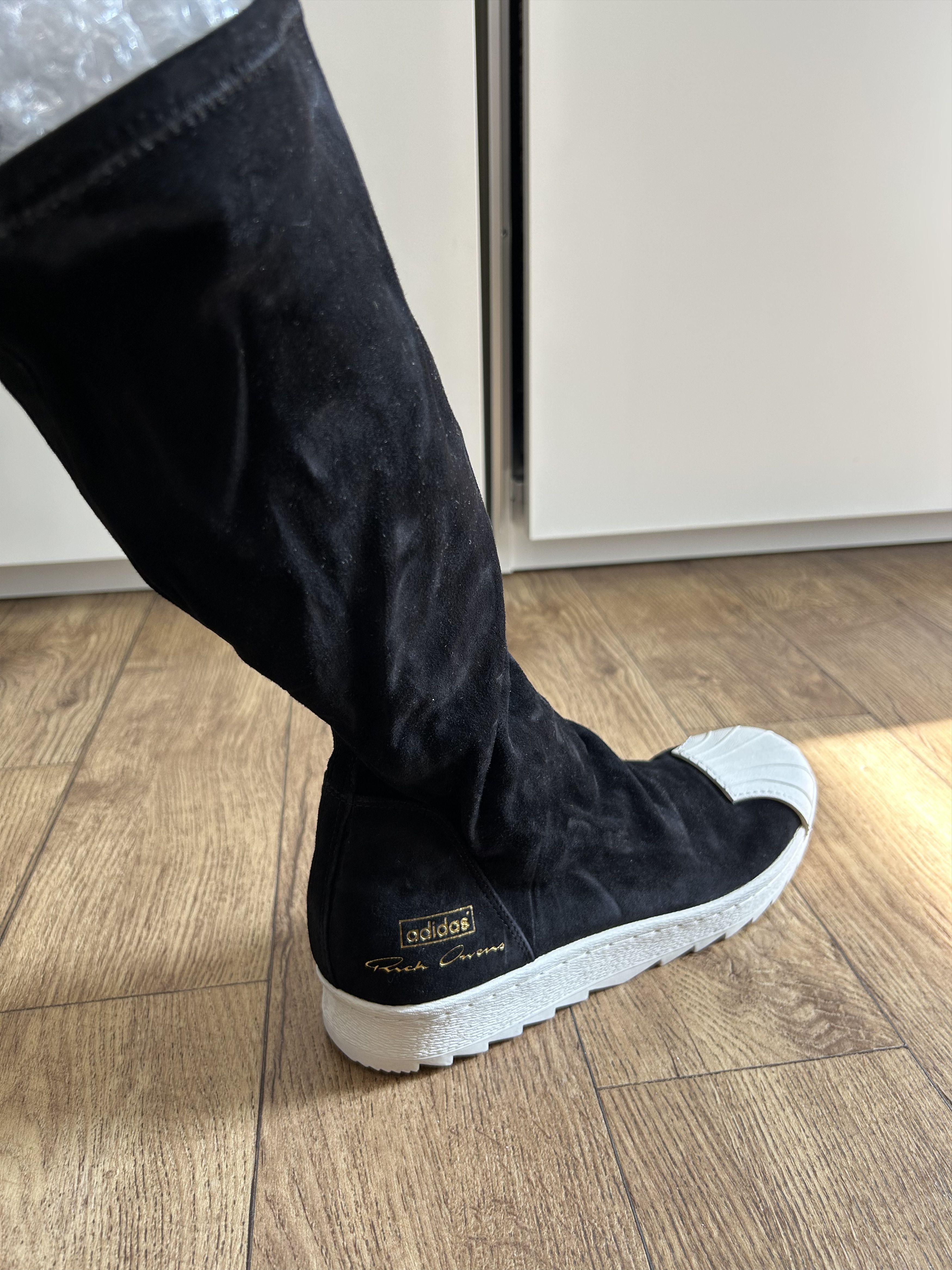 Rick Owens RICK OWENS x ADIDAS Superstar Socks High Size US 8.5 / EU 41-42 - 6 Thumbnail
