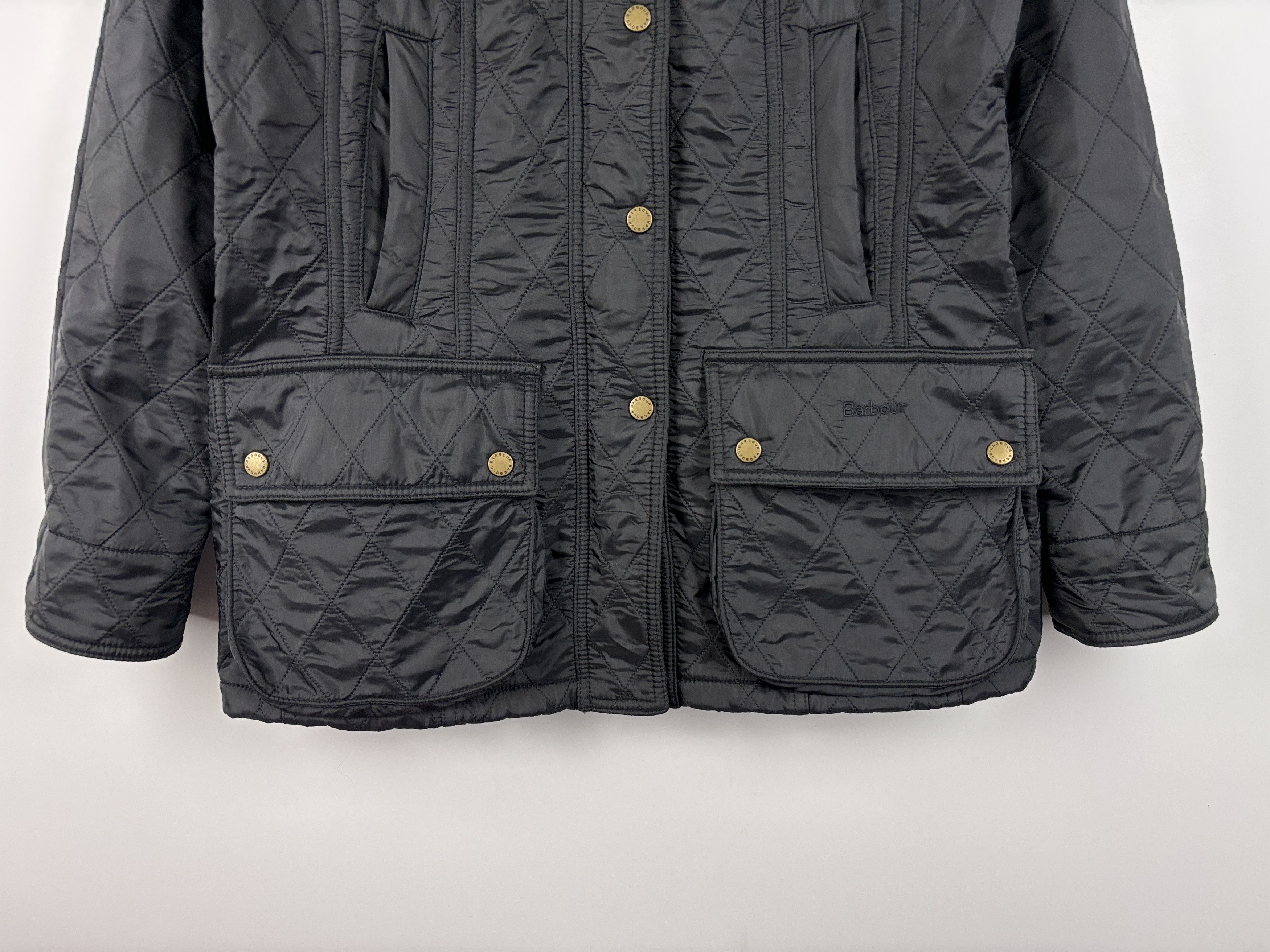 Barbour Barbour Beadnell Polarquilt Quilted Jacket Black Size US 6 Size M / US 6-8 / IT 42-44 - 3 Thumbnail